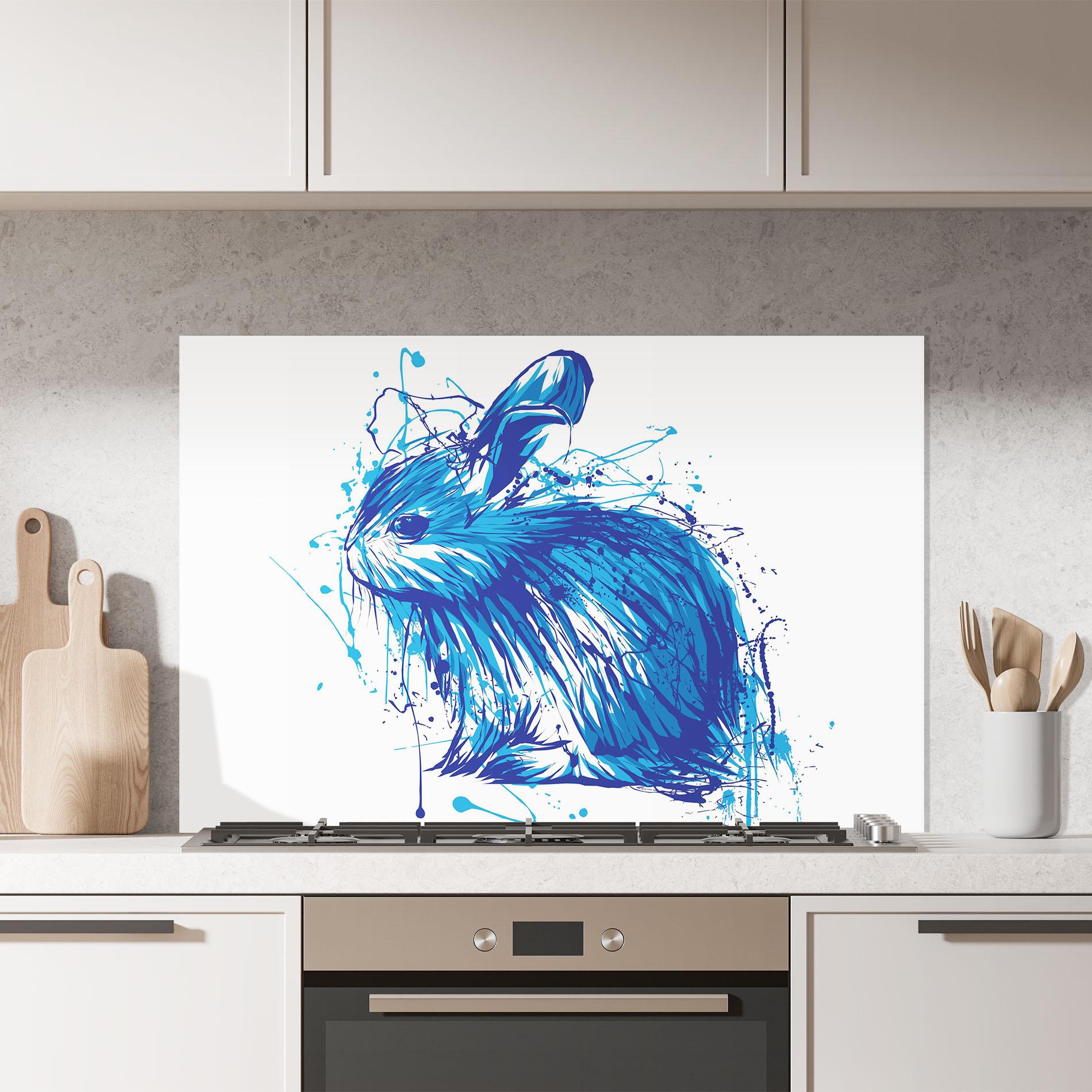 Panou Sticla Bucatarie Blue Bunny mockup 7