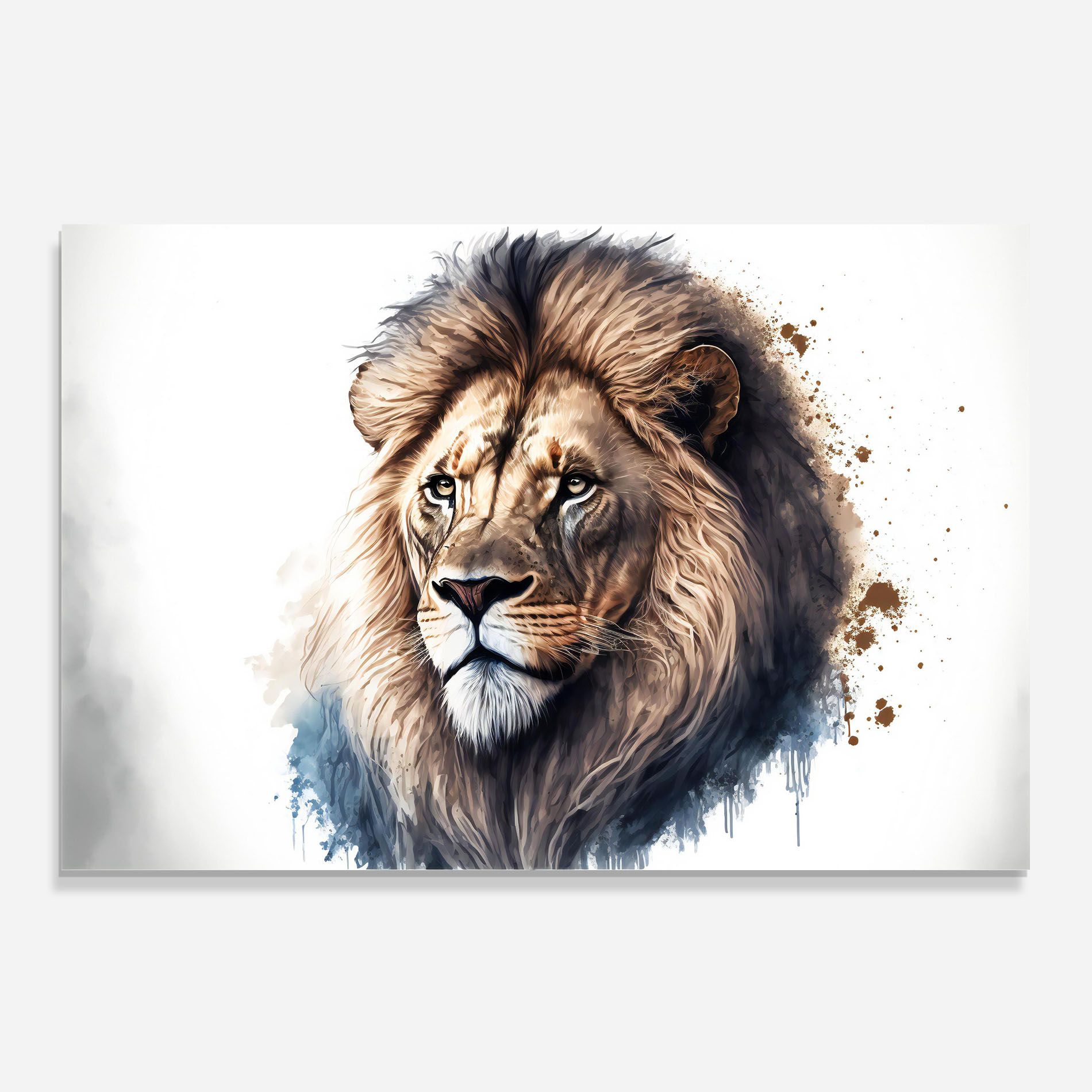 Lion Head Painting mockup 0