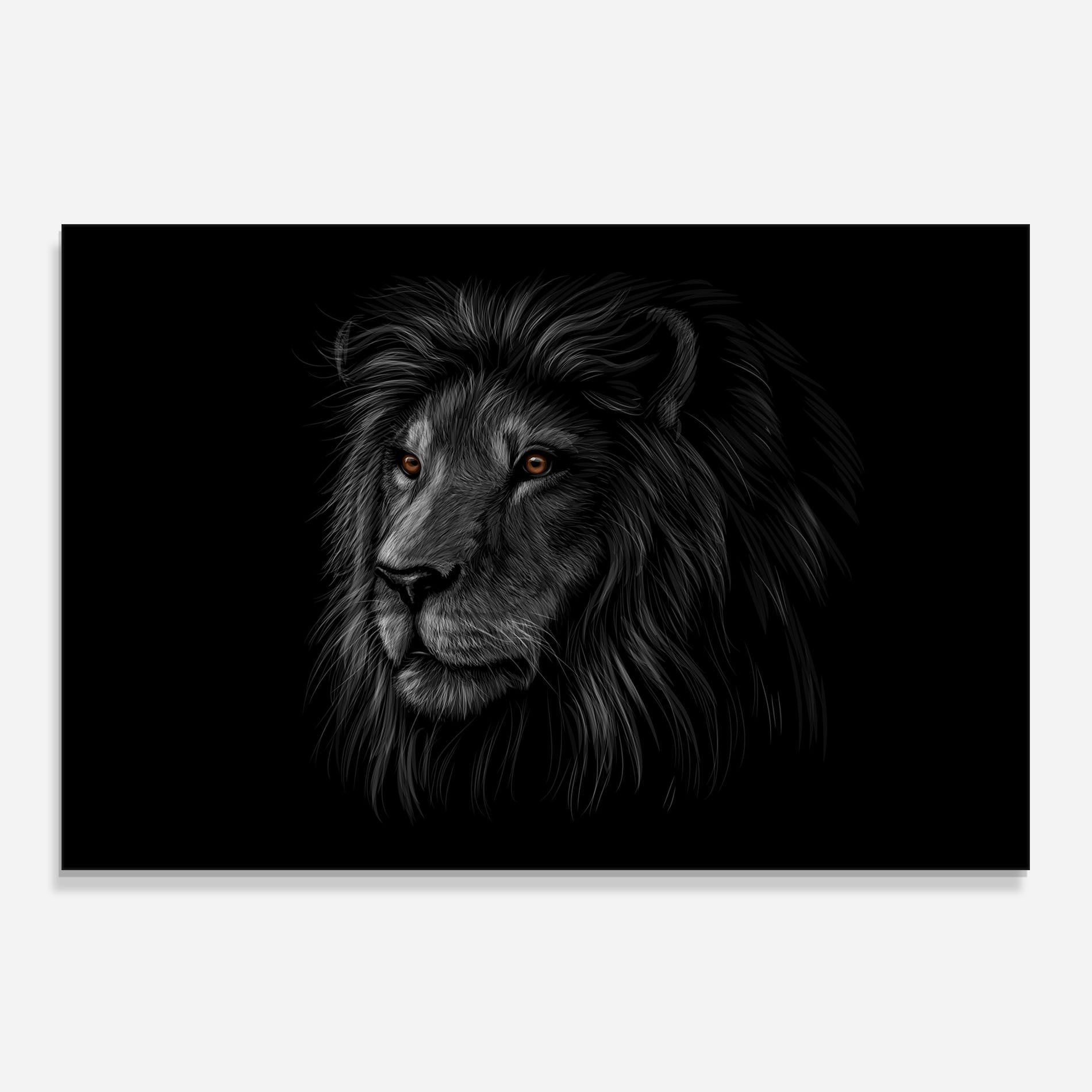 Lion In Shadow mockup 0