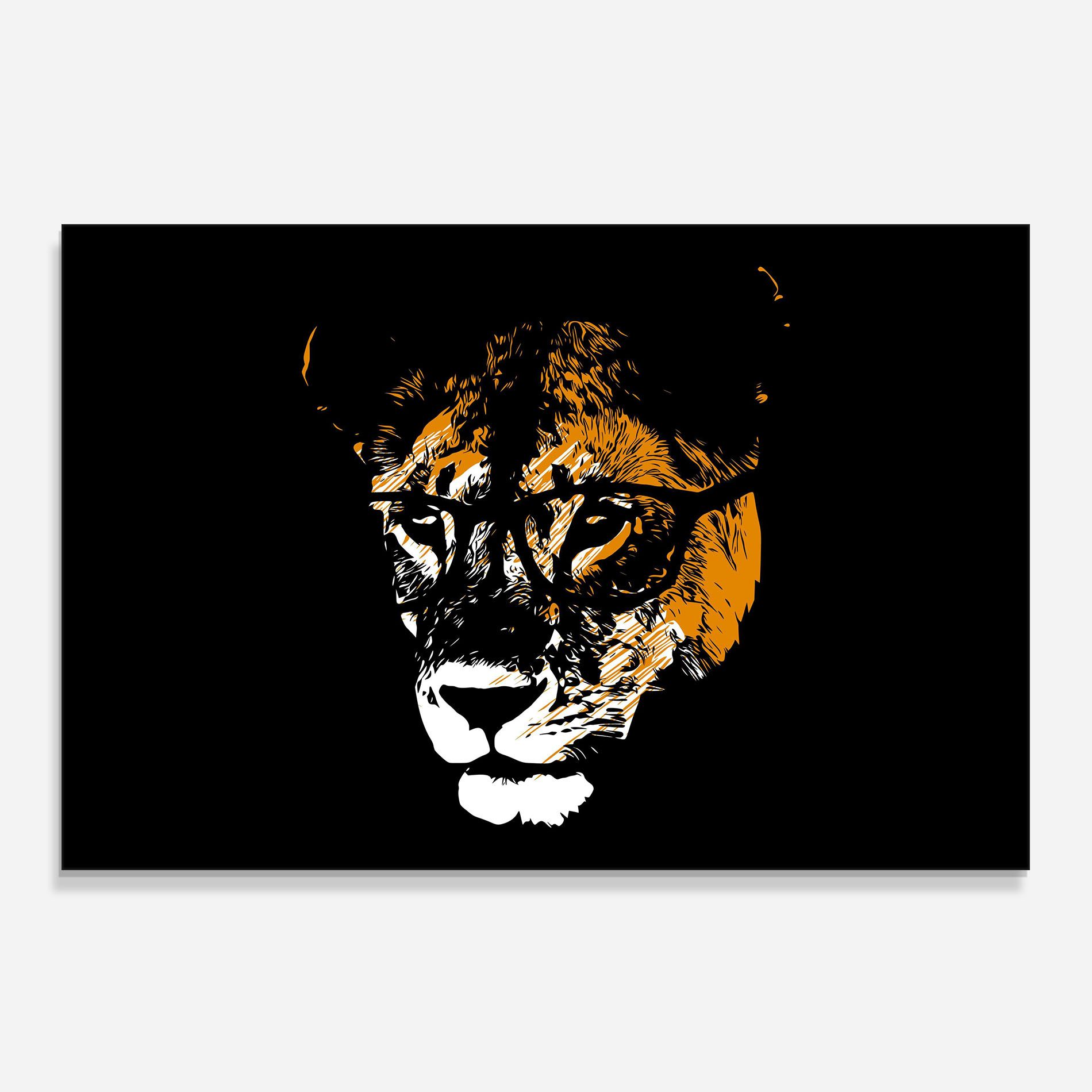 Lion With Glasses mockup 0