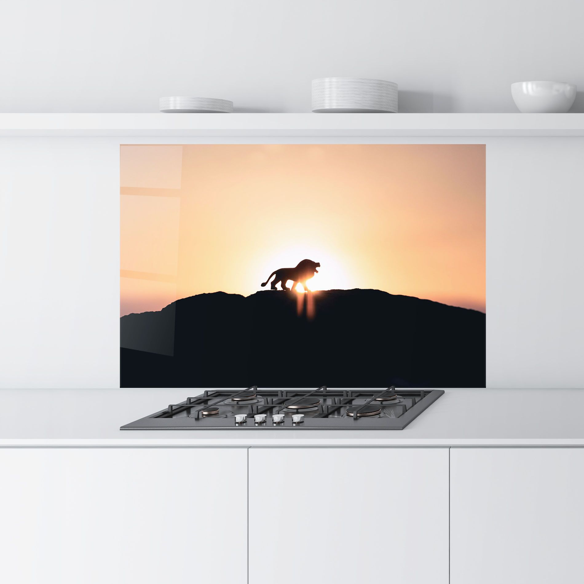 Lion Shilouette mockup 9