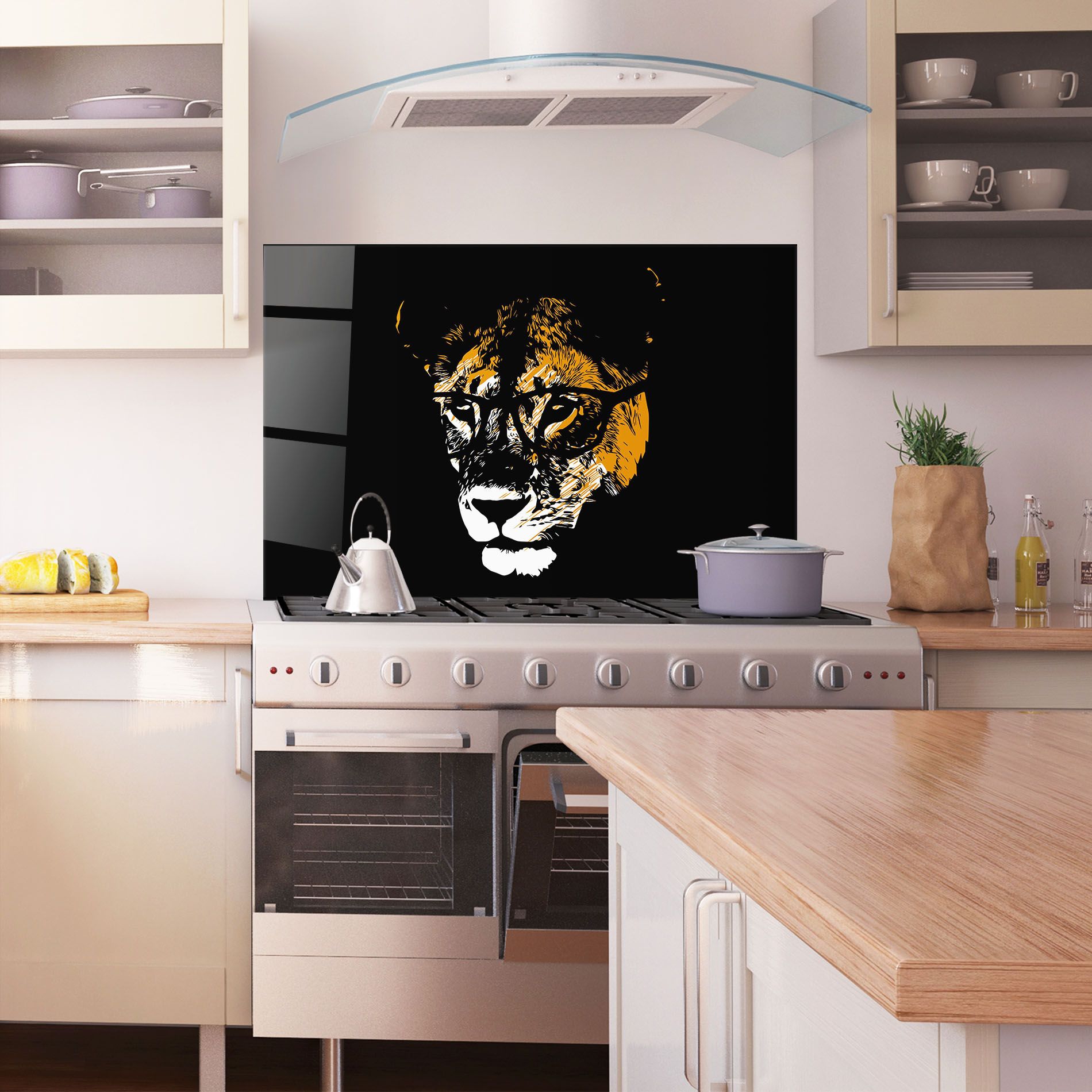 Lion With Glasses mockup 1