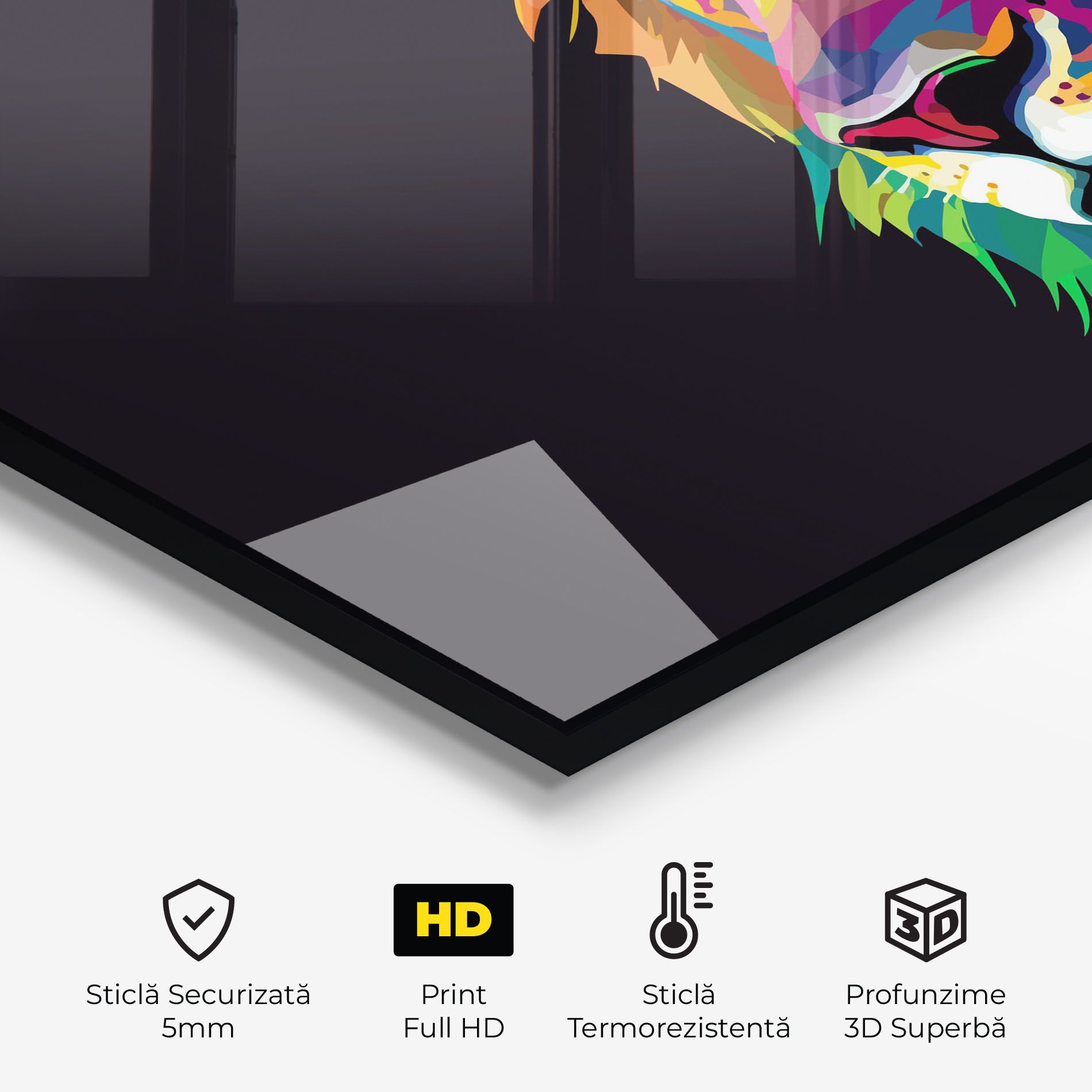 Colorful Lion mockup 2