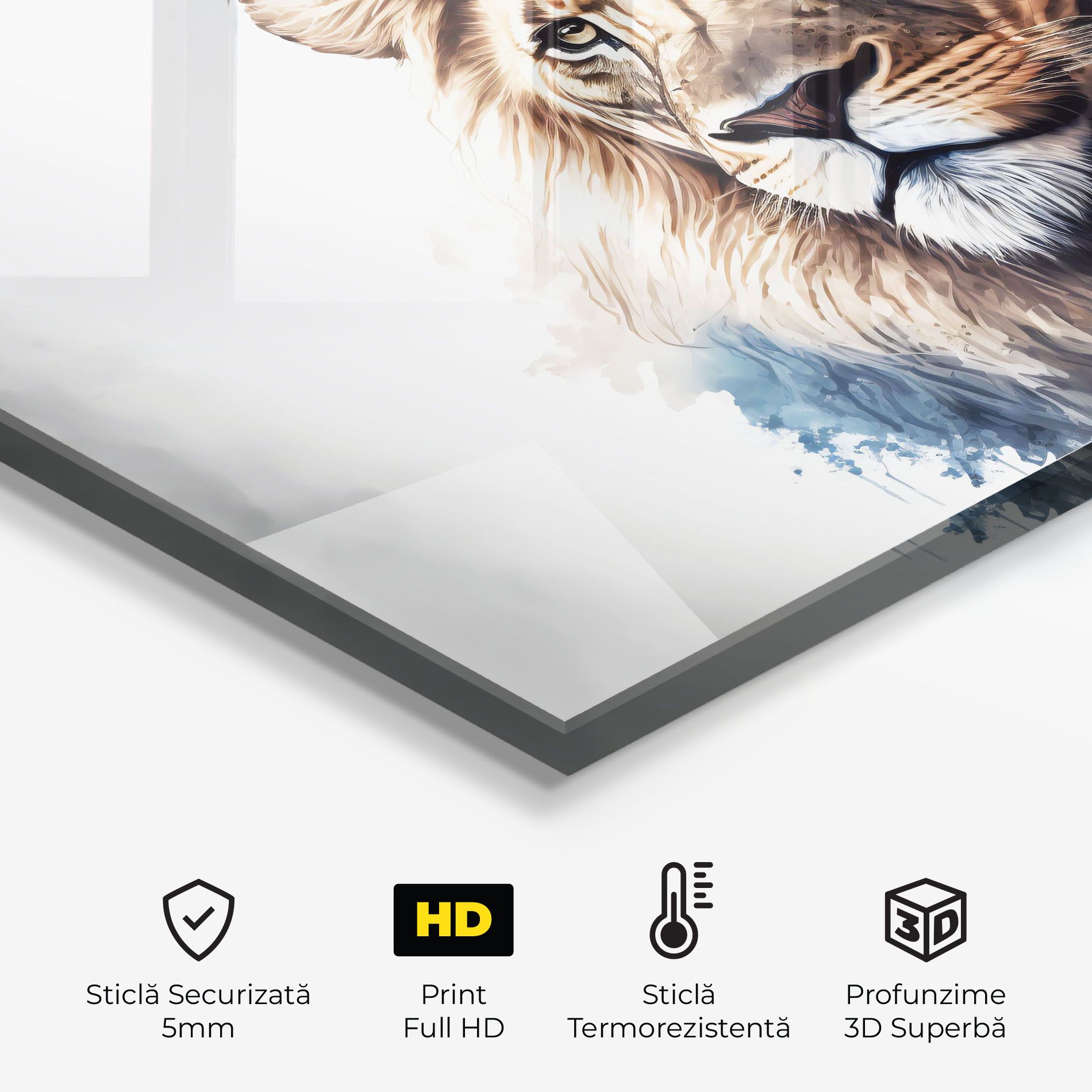 Lion Head Painting mockup 2