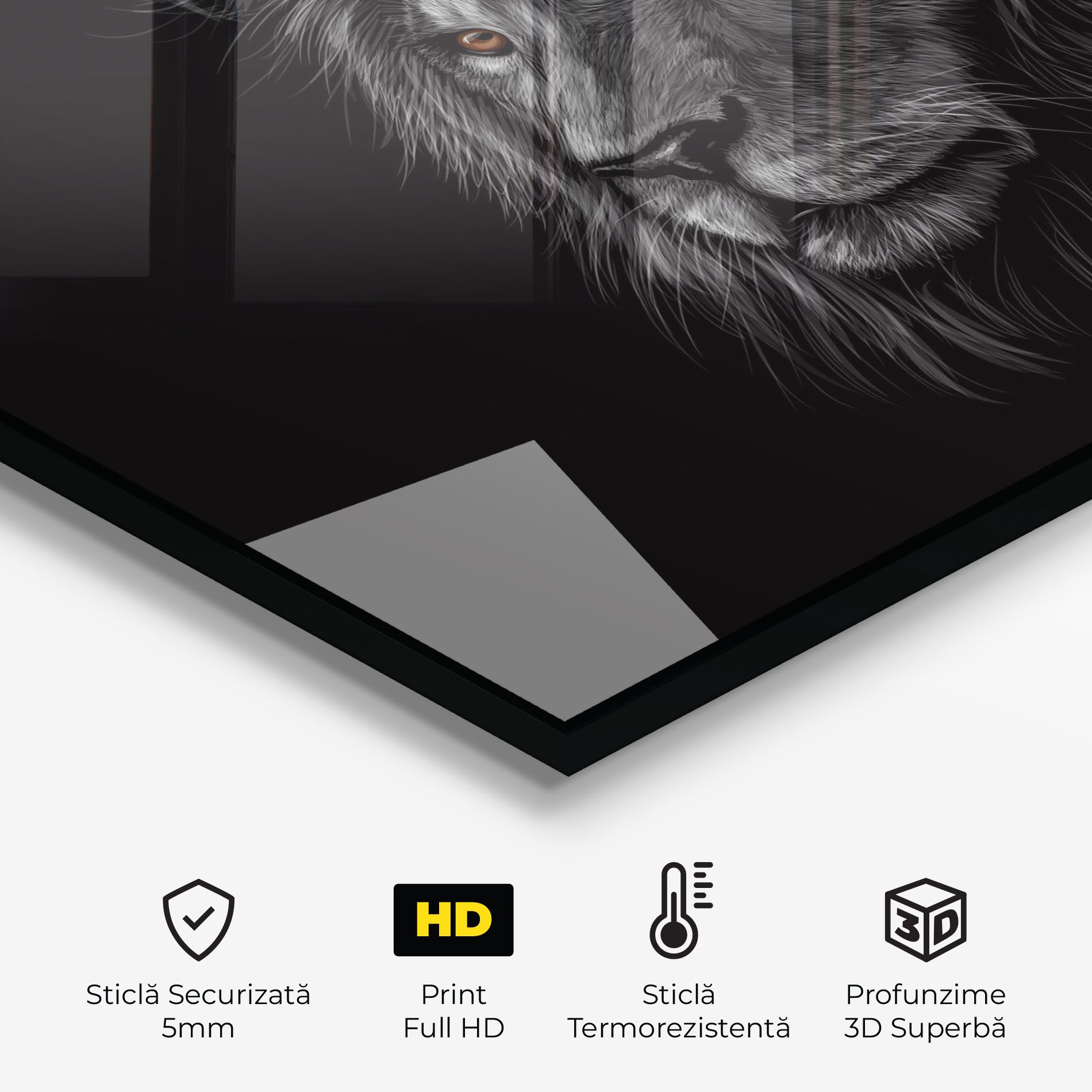 Lion In Shadow mockup 2