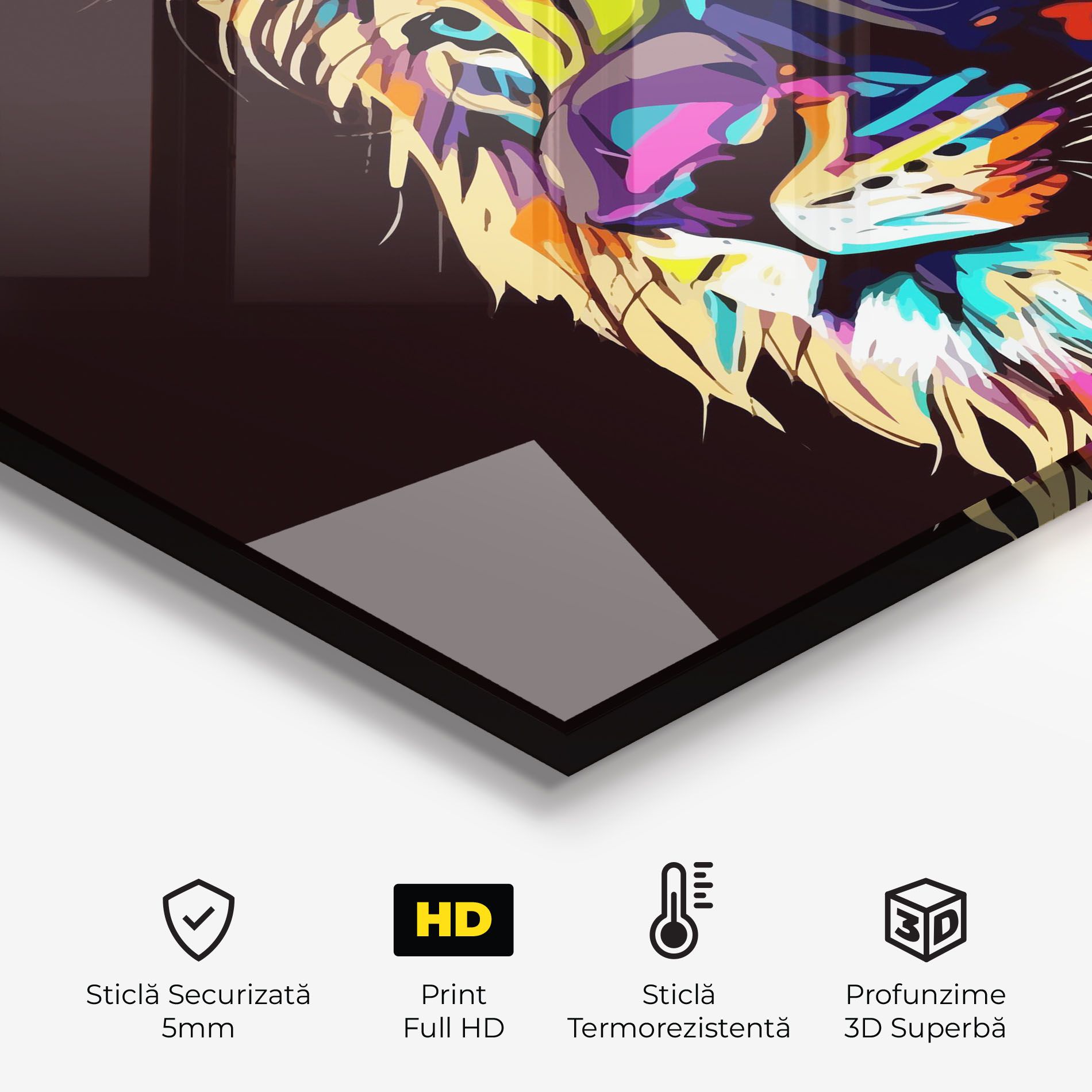 Purple Orange Lion mockup 2