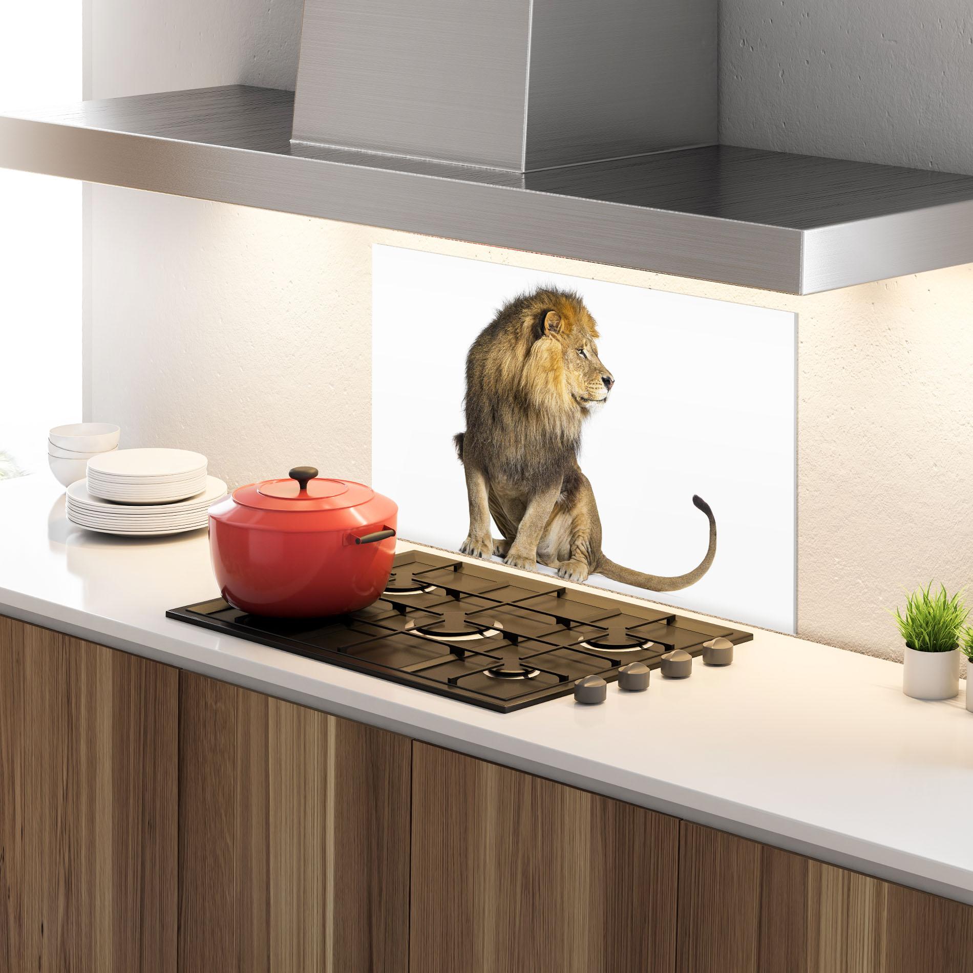 Panou Sticla Bucatarie Big Lion mockup 4