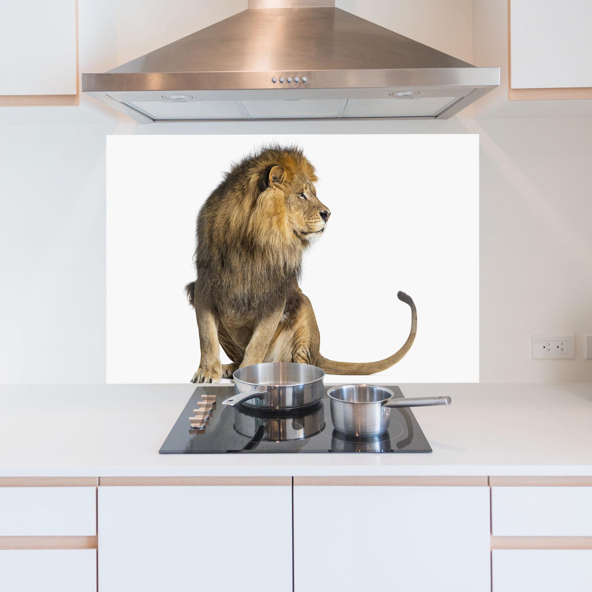 Panou Sticla Bucatarie Big Lion mockup 5