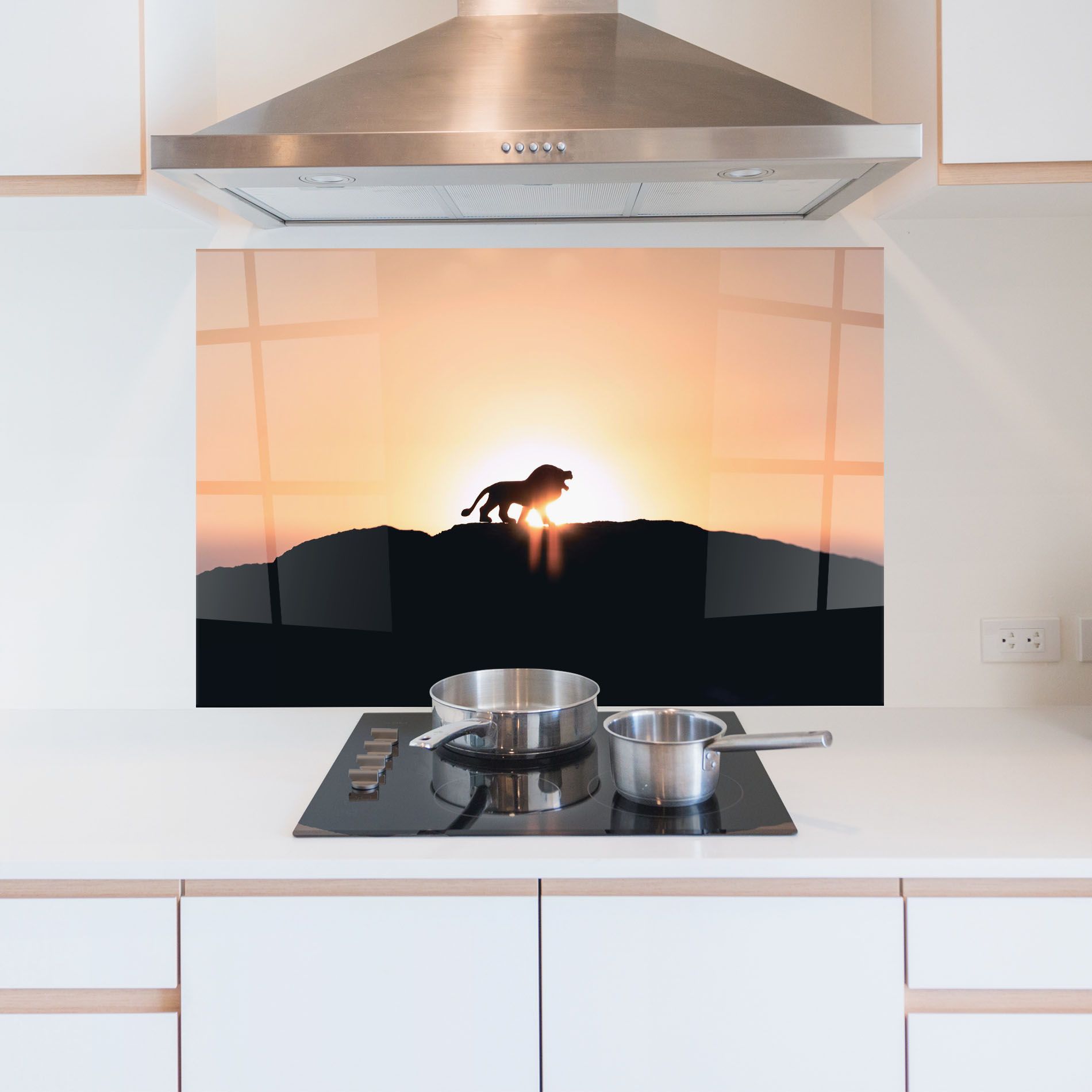 Lion Shilouette mockup 5