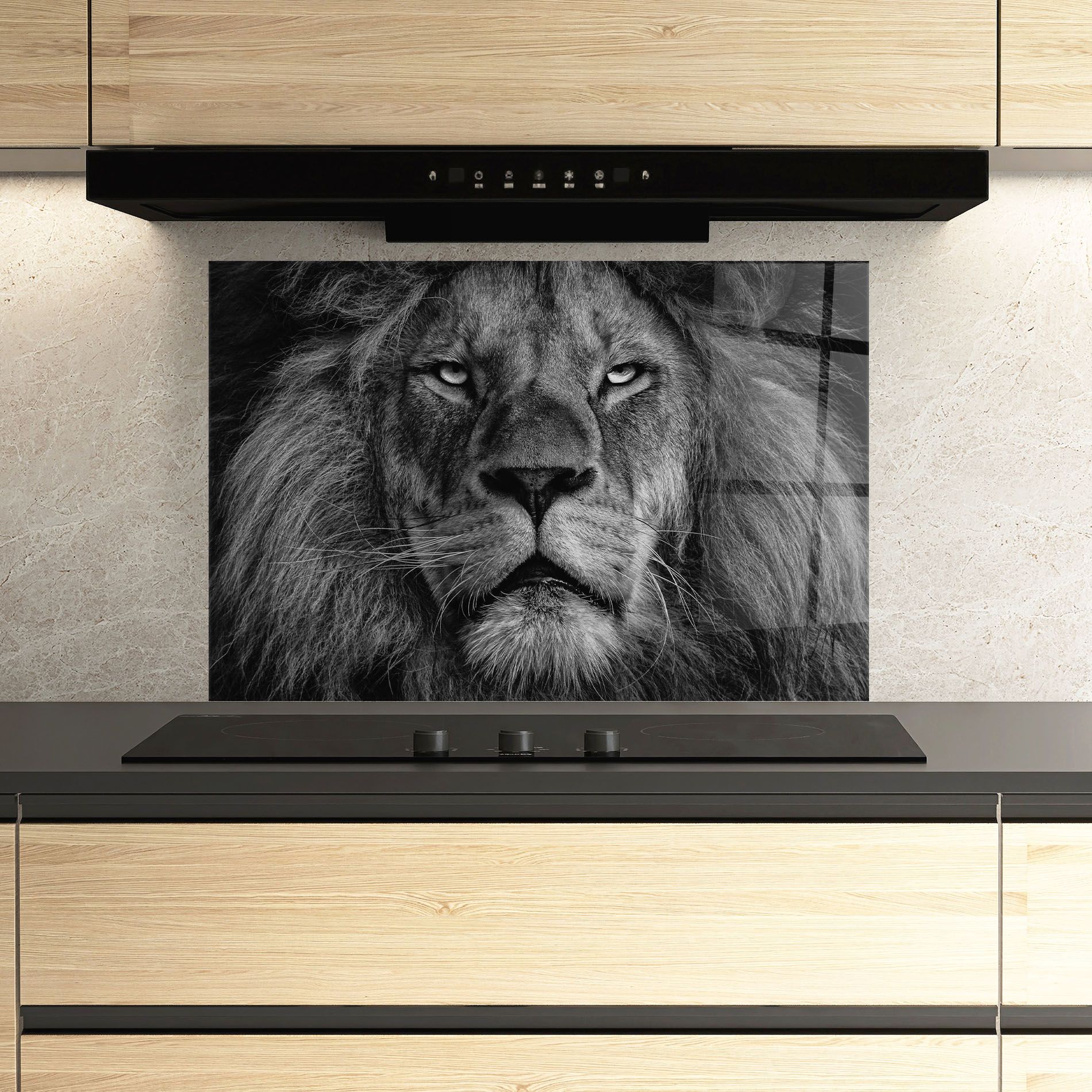 Powerful Male Lion mockup 3
