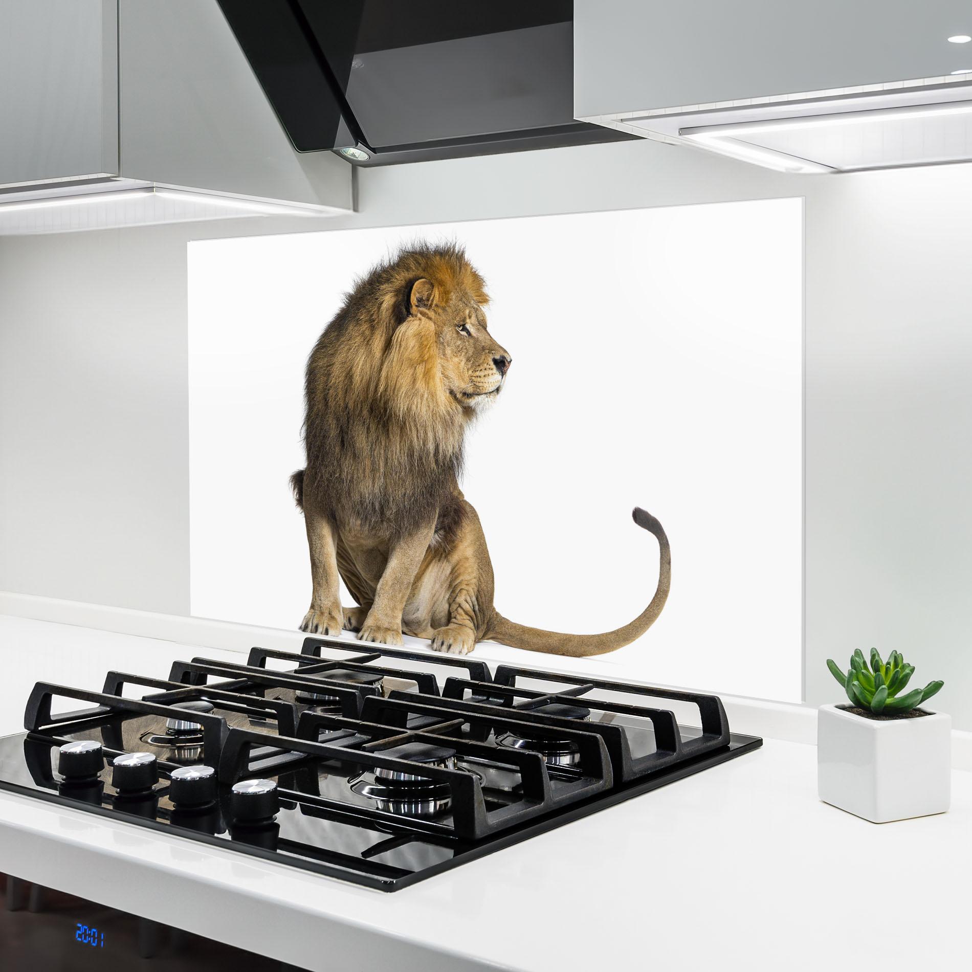Panou Sticla Bucatarie Big Lion mockup 6