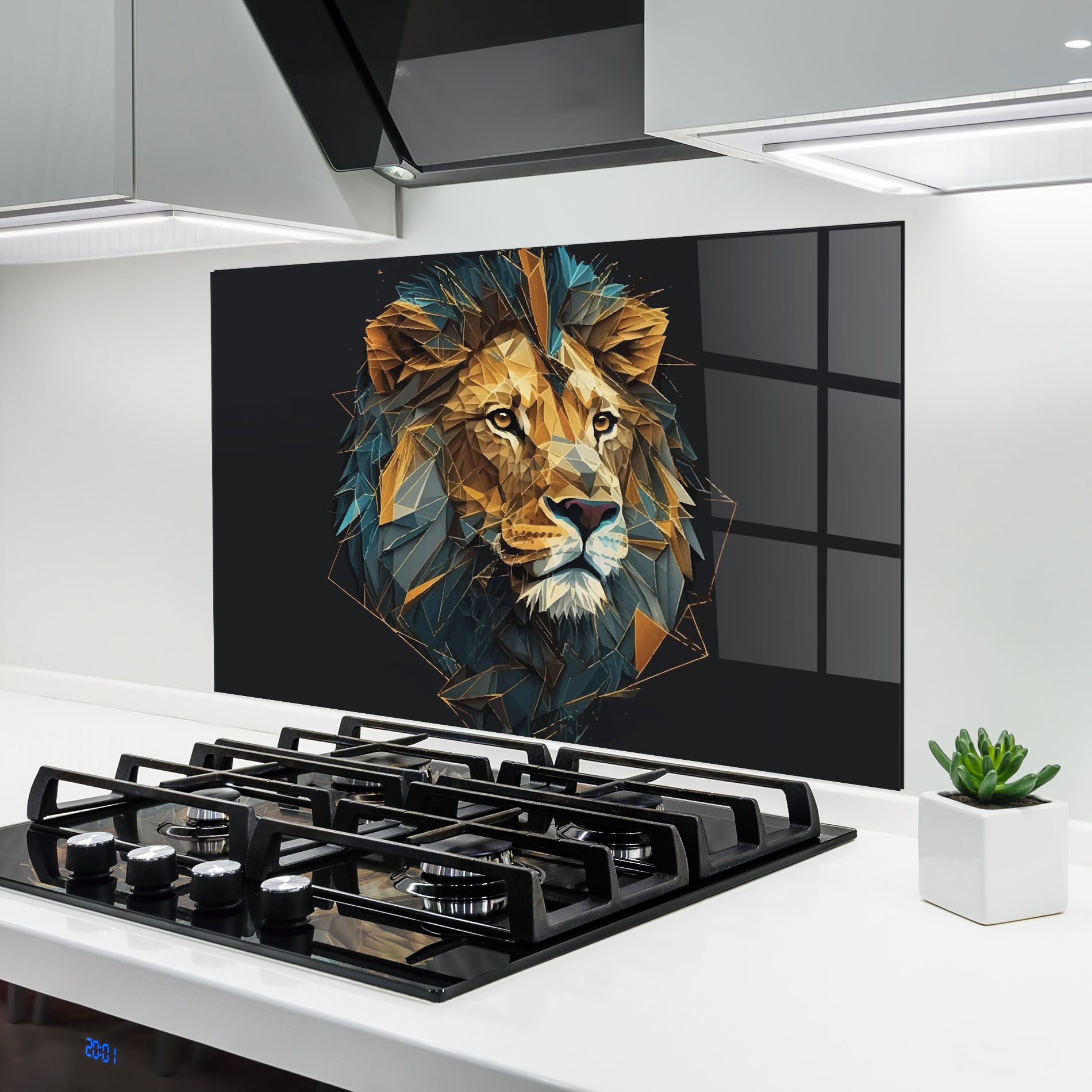 Lion On Grey mockup 6