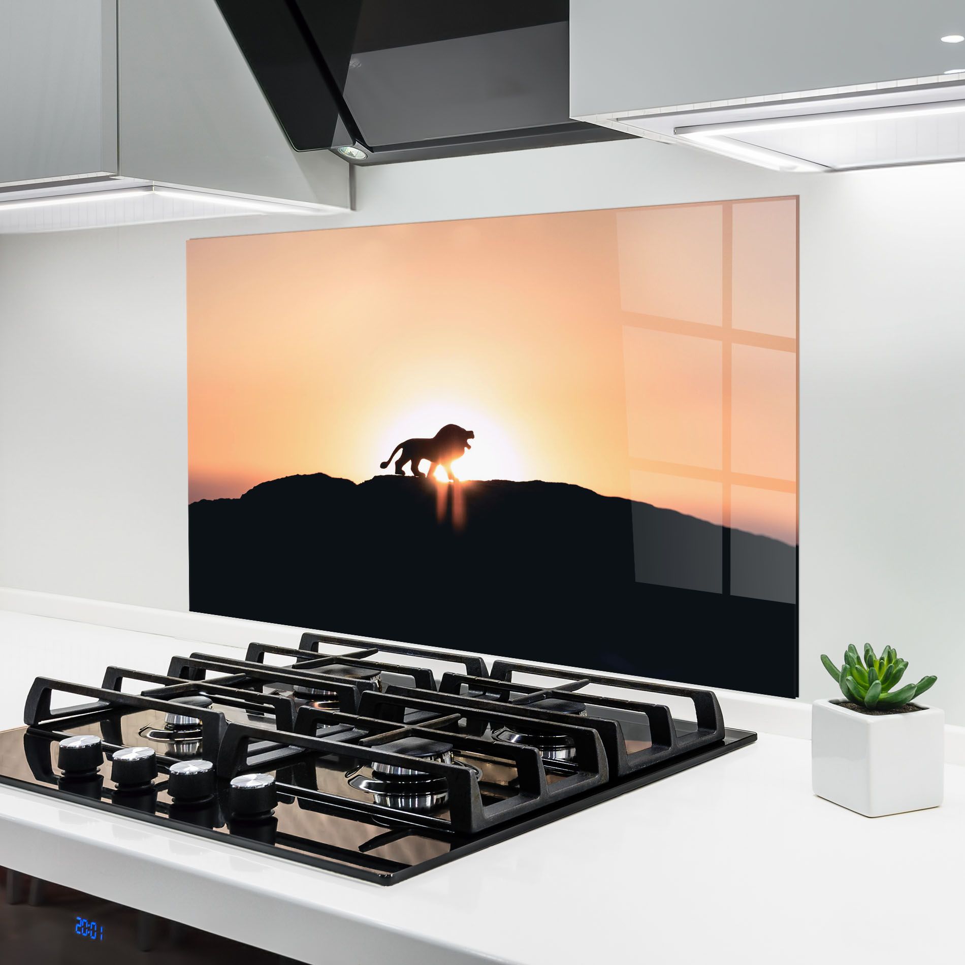 Lion Shilouette mockup 6