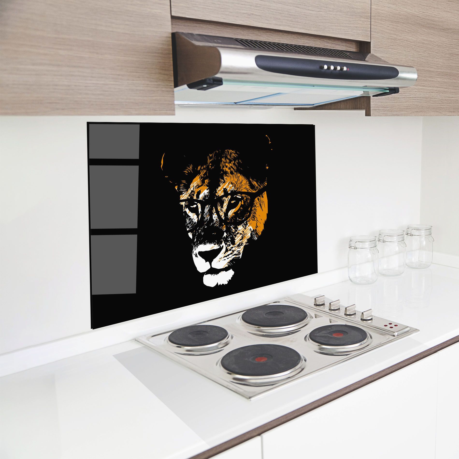 Lion With Glasses mockup 8