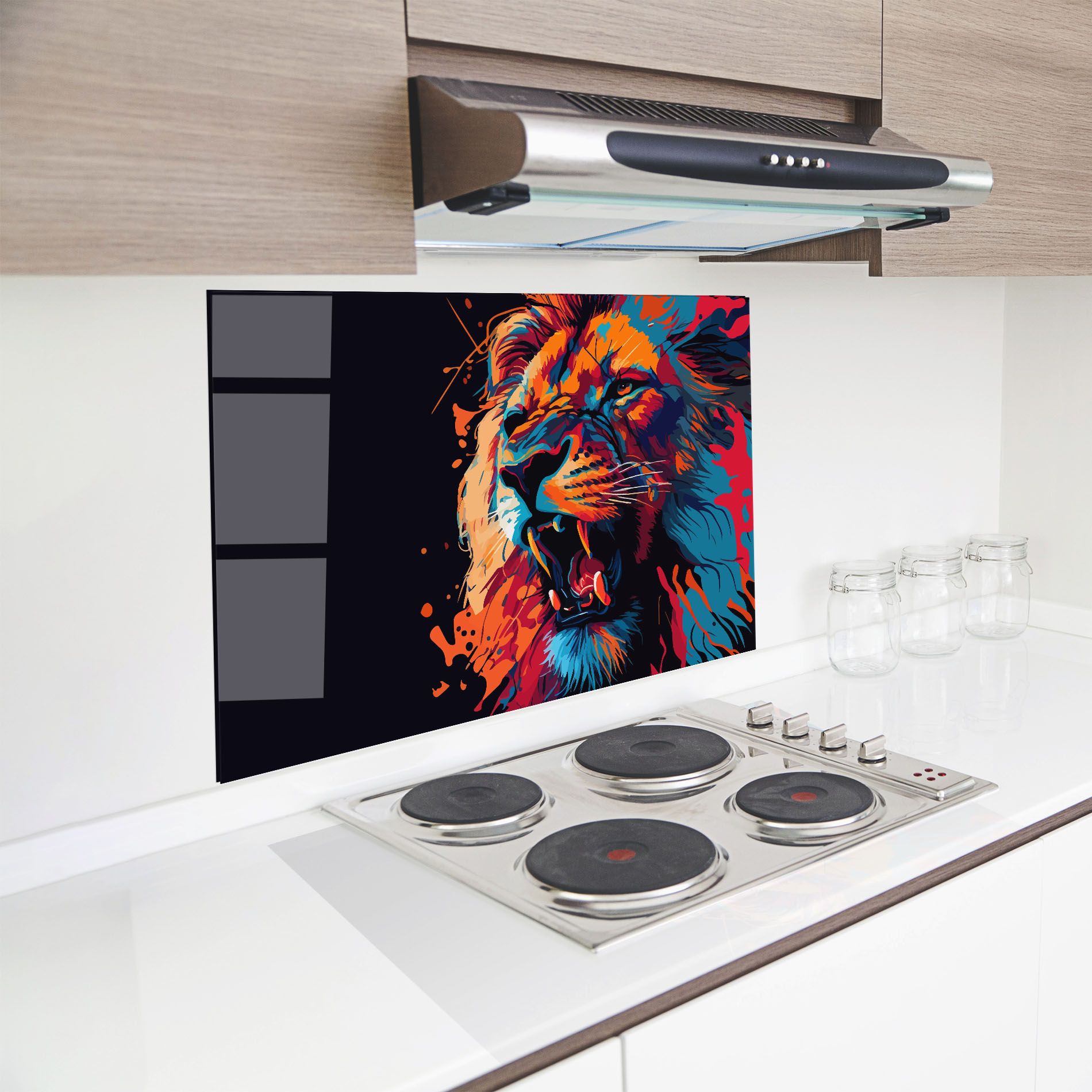 Orange Red Lion mockup 8