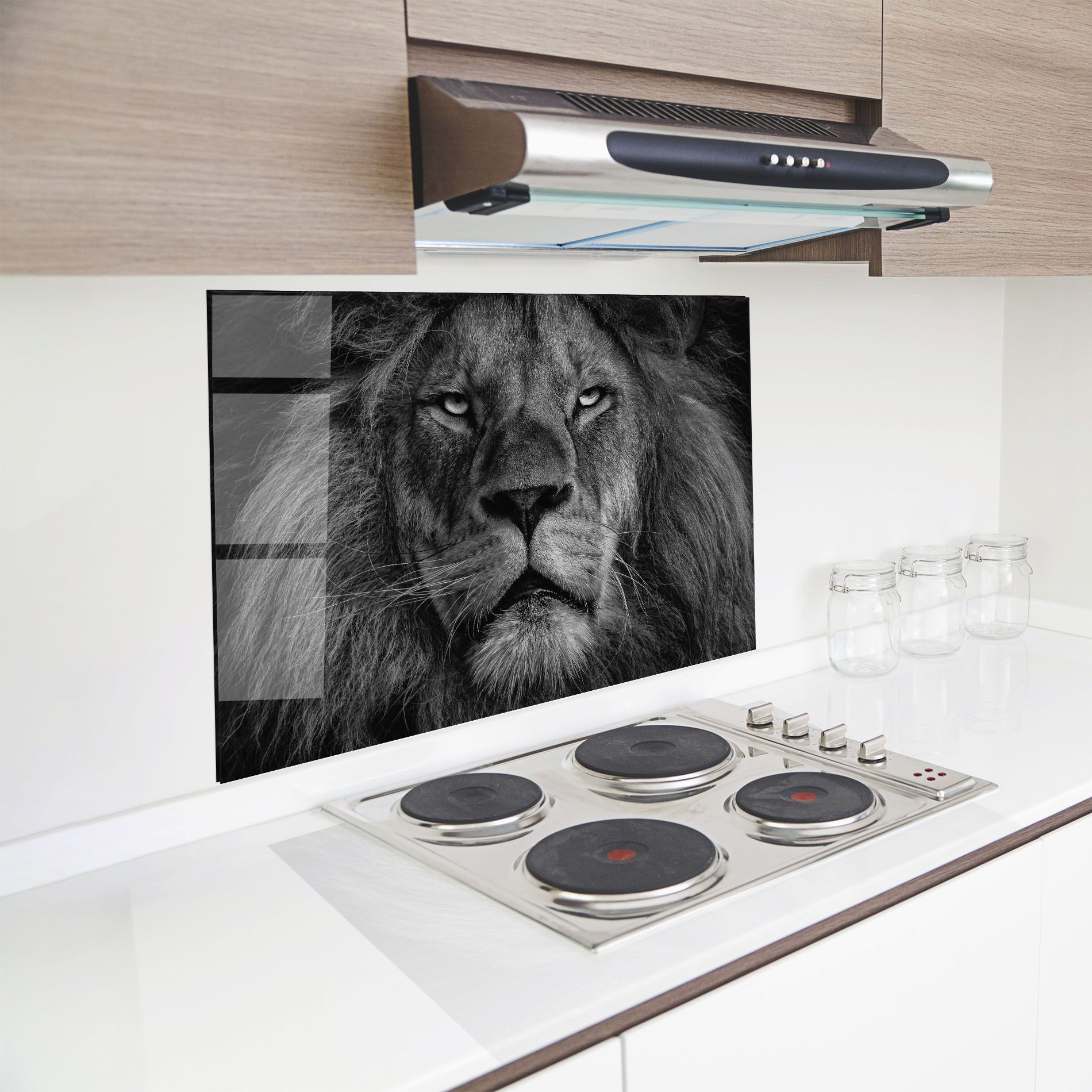 Powerful Male Lion mockup 8