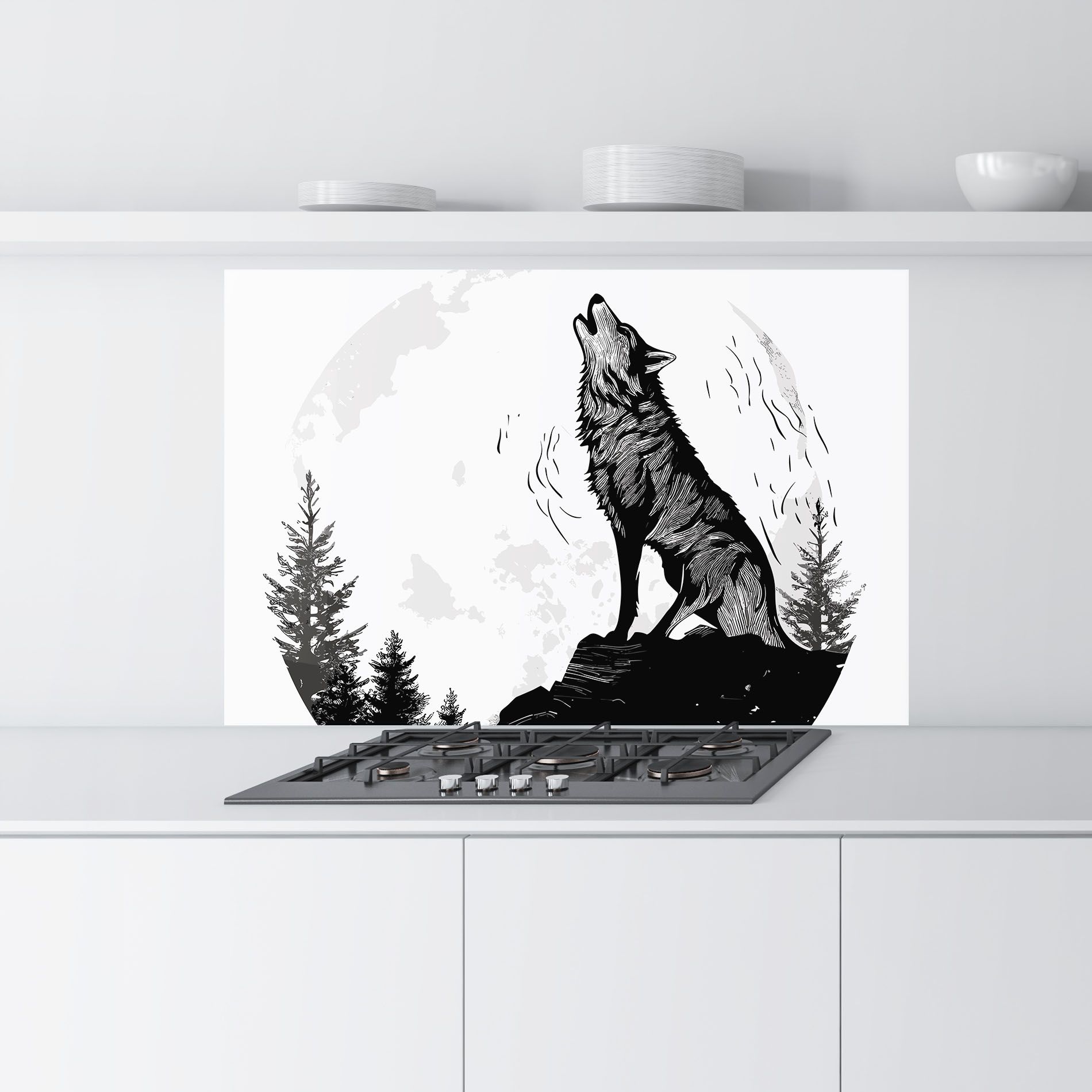 Grey Moon Wolf mockup 9