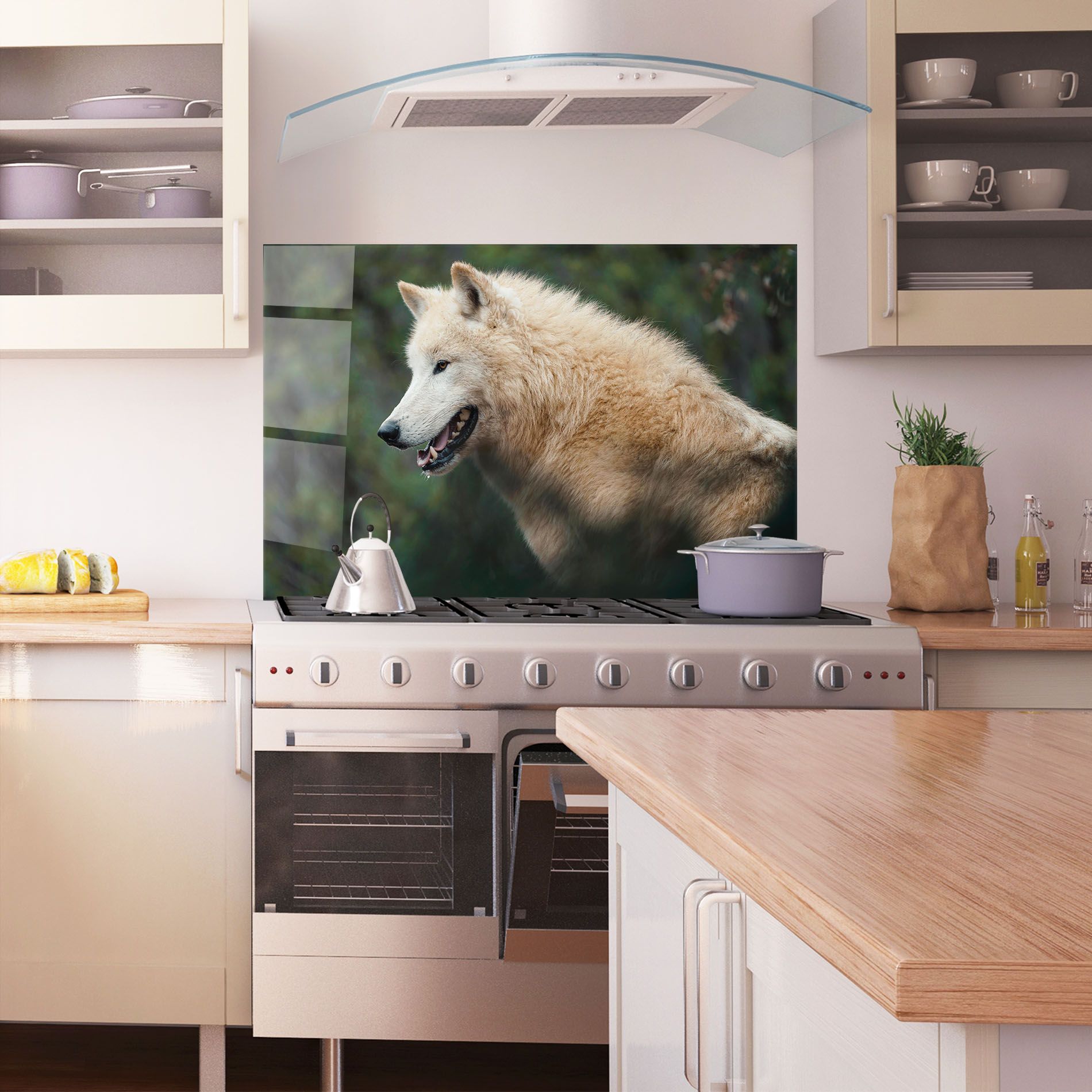 White Alpha Wolf mockup 1