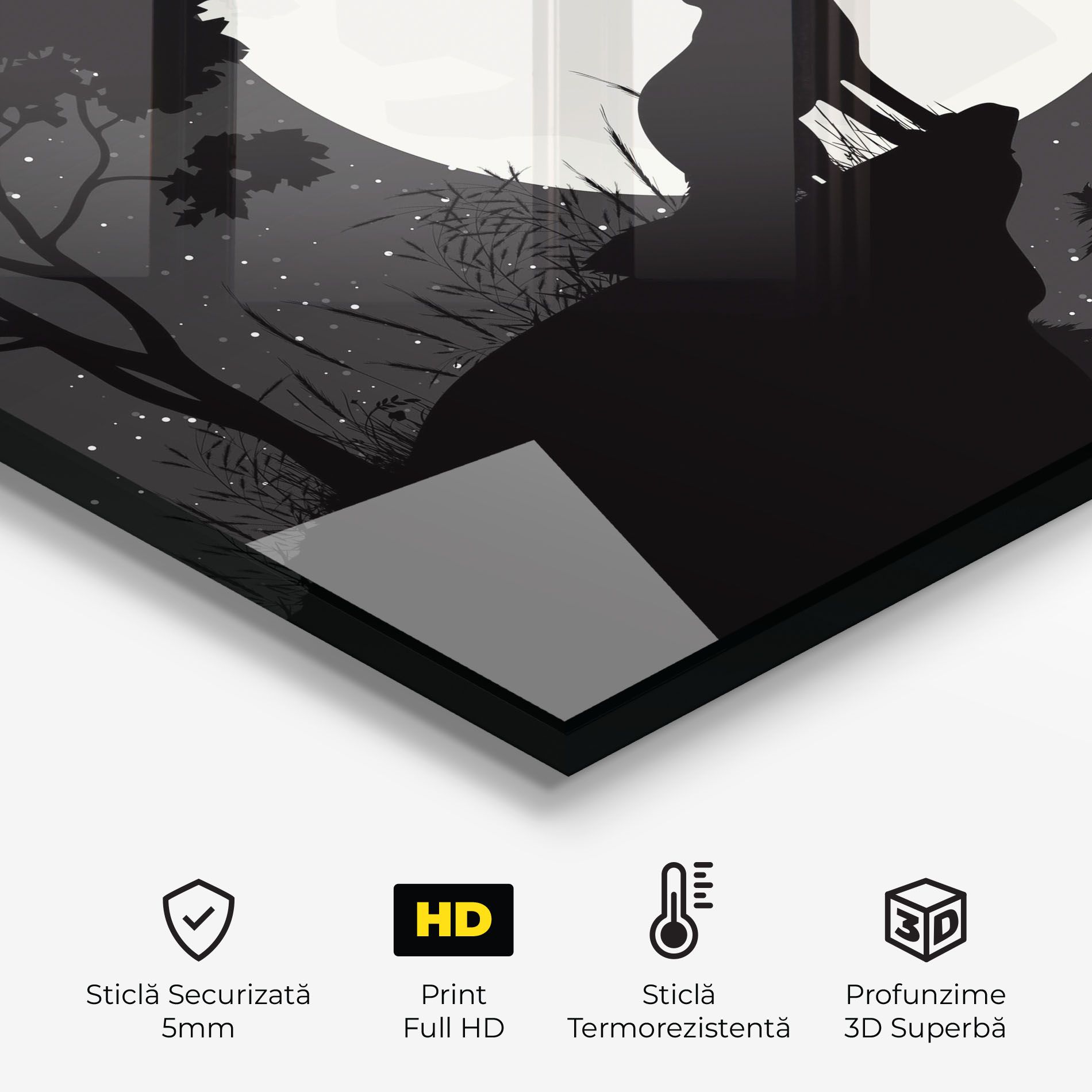 Moon Wolf Silhouette mockup 2