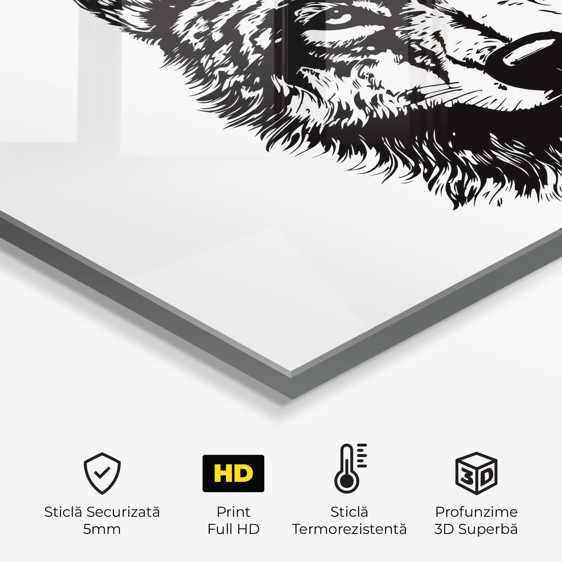 Wolf Head Shilouette mockup 2