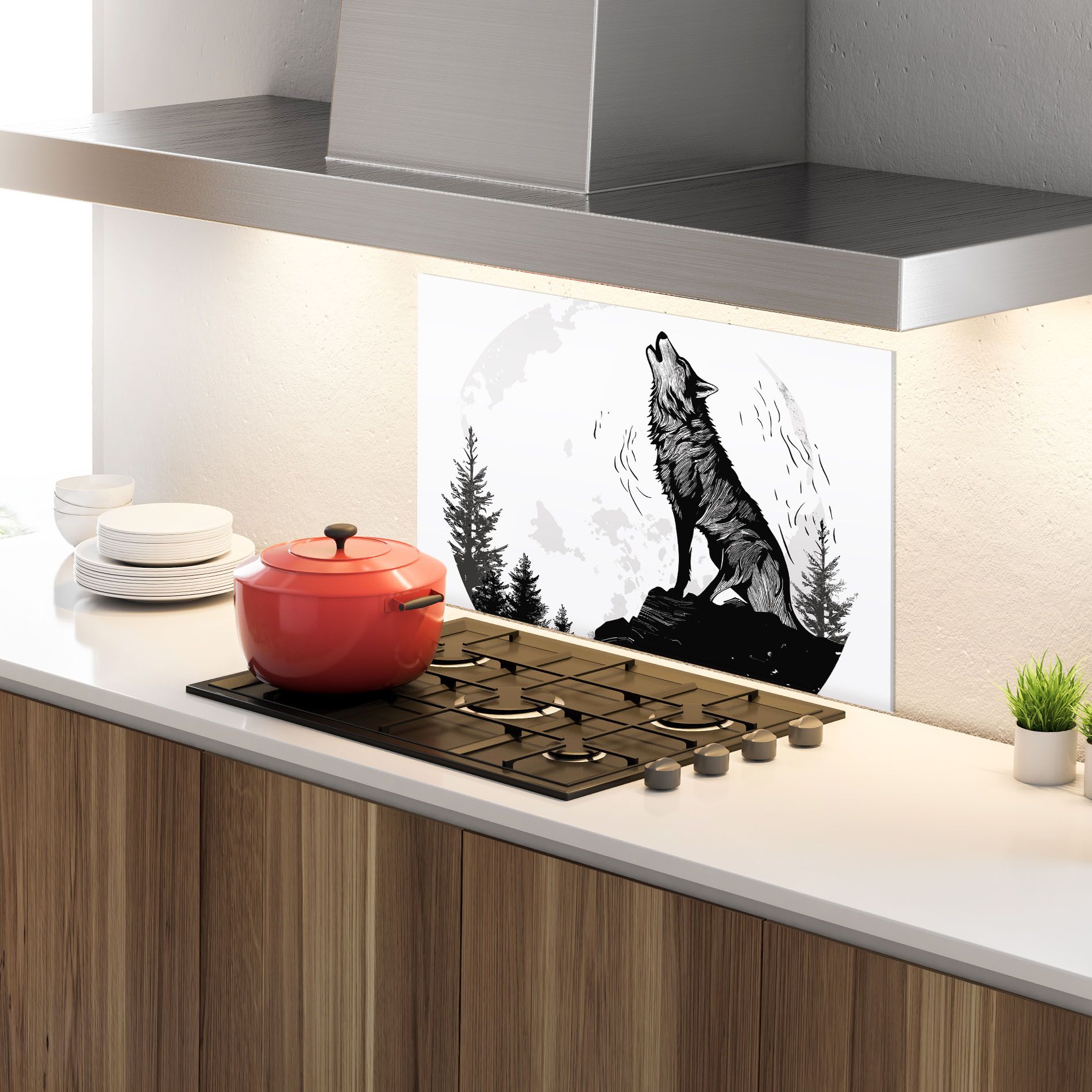 Grey Moon Wolf mockup 4
