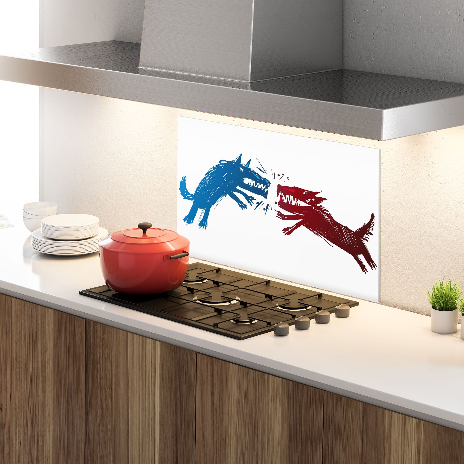 Red Blue Wolves mockup 4