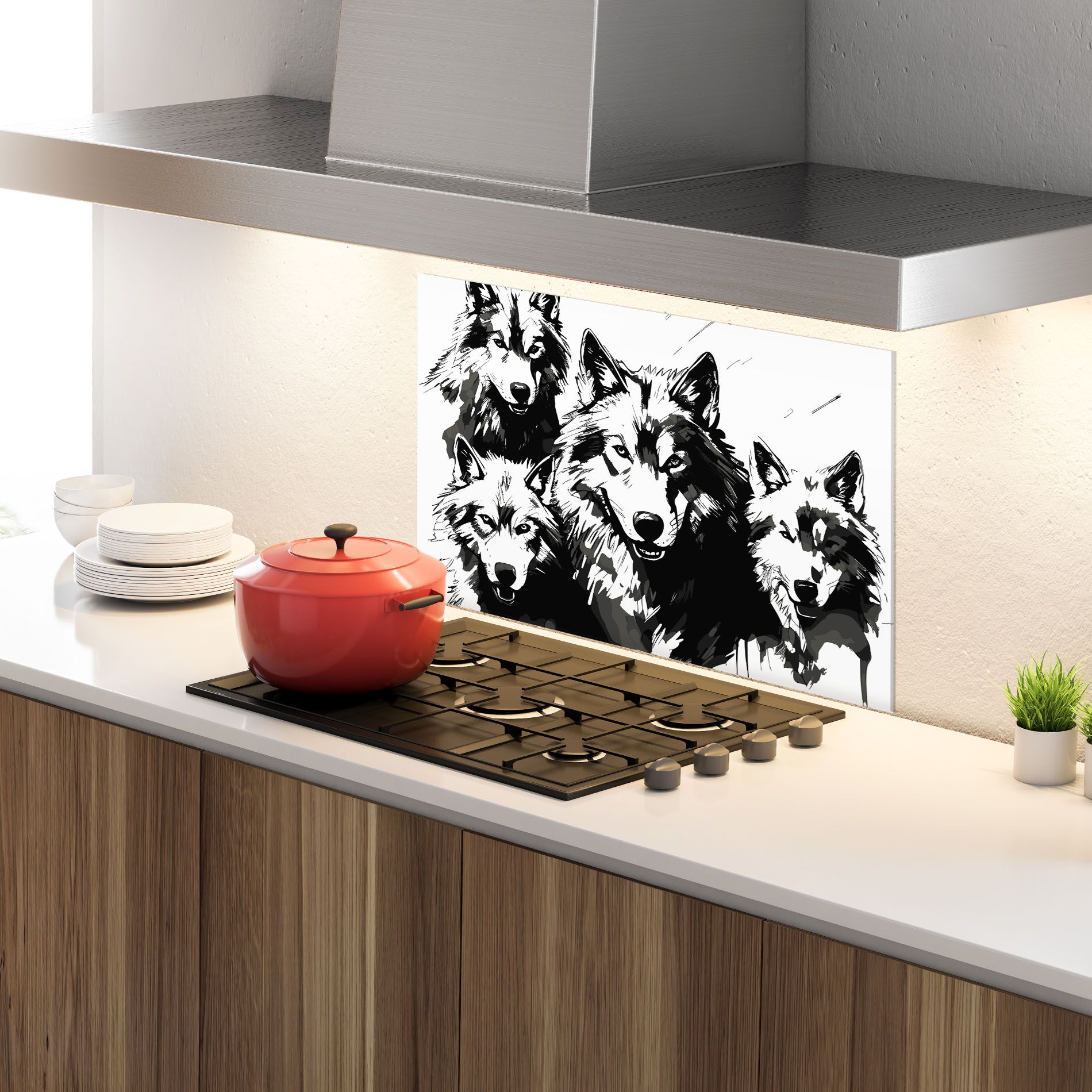 Wolf Family mockup 4