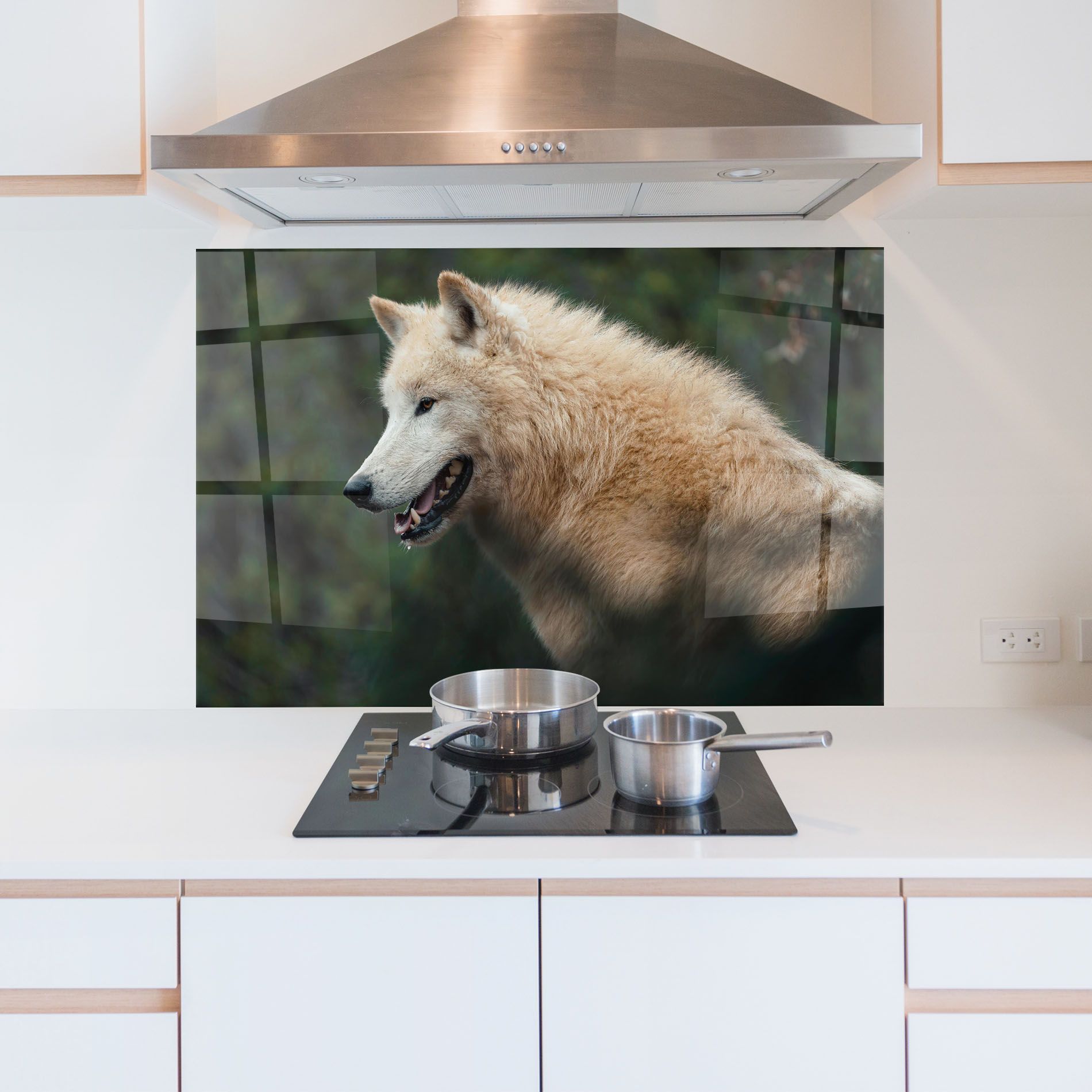 White Alpha Wolf mockup 5