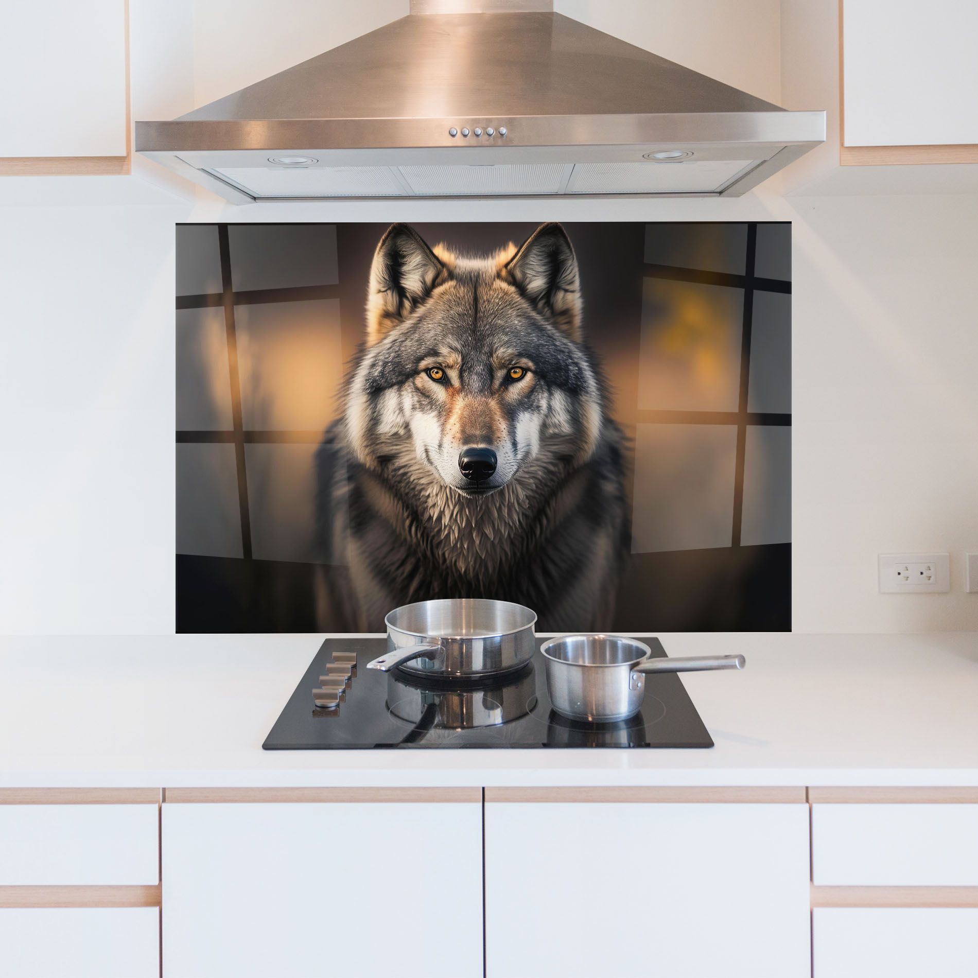 Wild Gray Wolf mockup 5