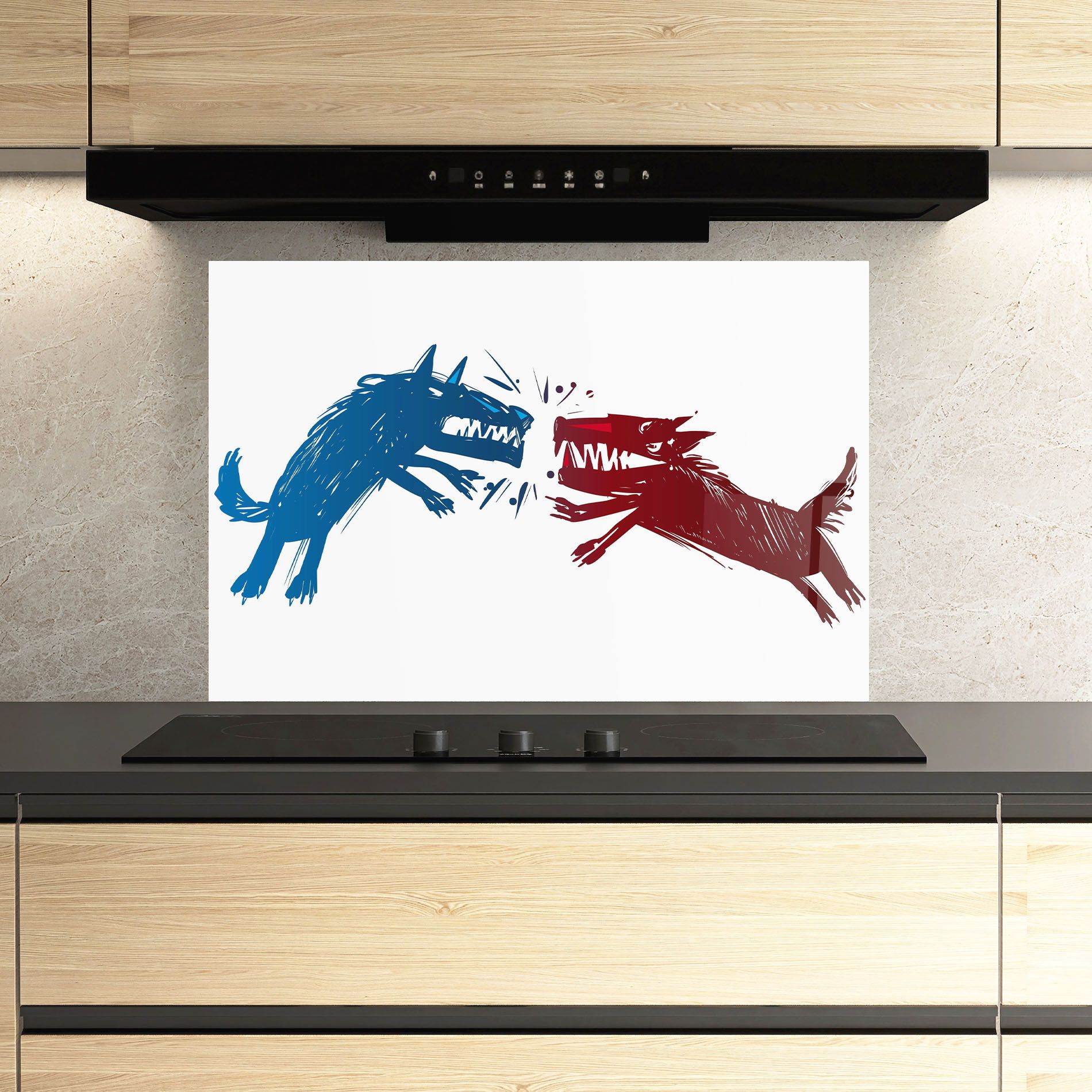 Red Blue Wolves mockup 3