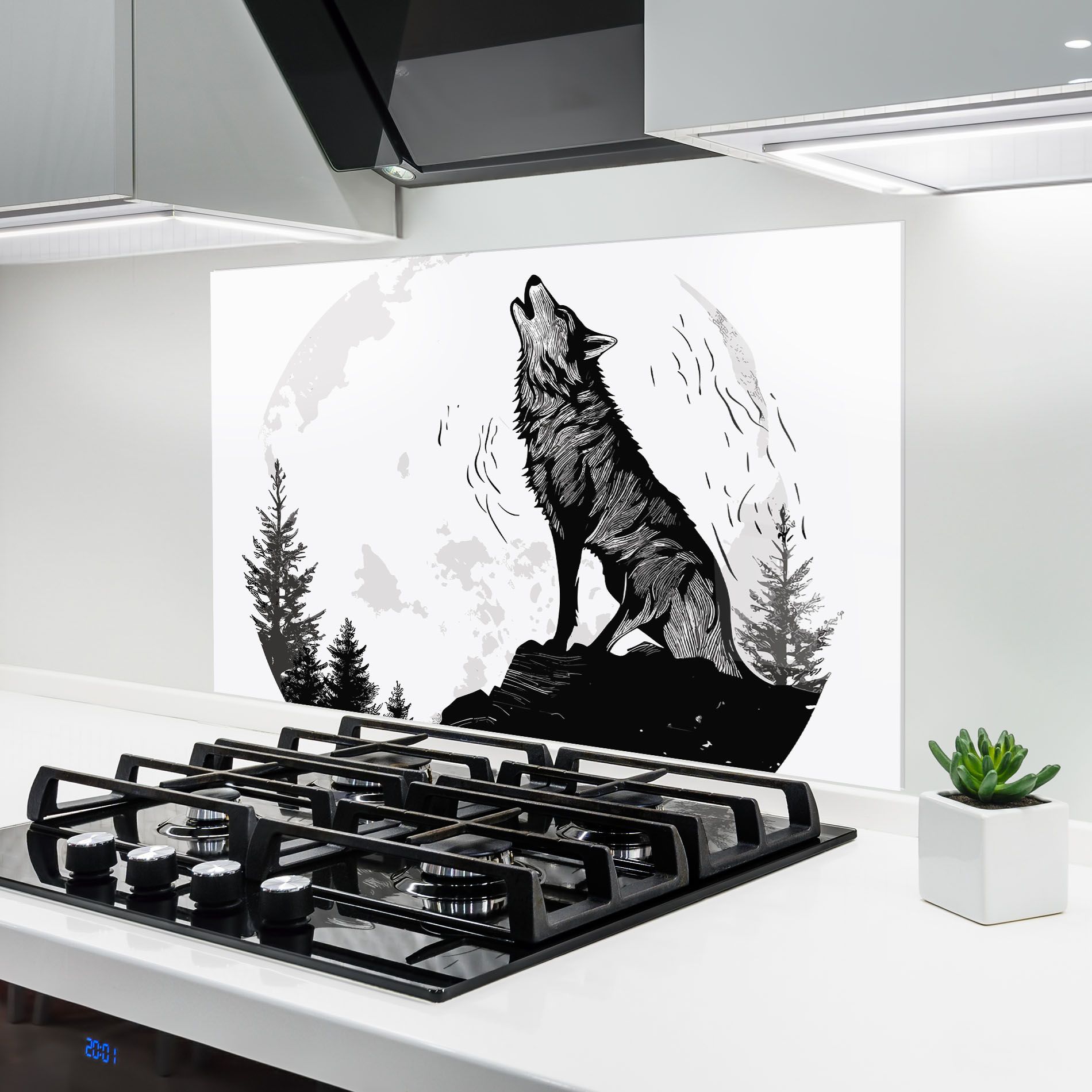 Grey Moon Wolf mockup 6