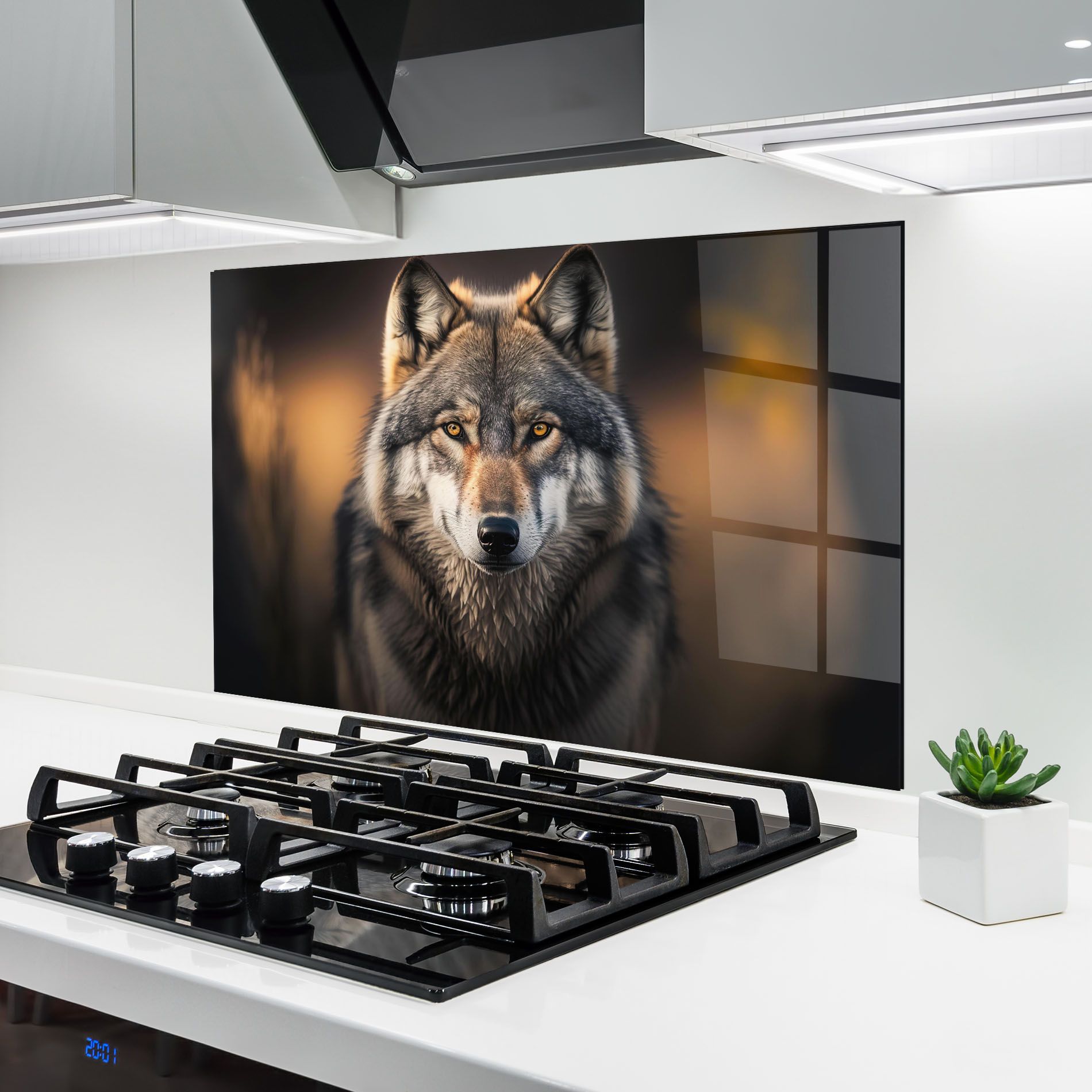 Wild Gray Wolf mockup 6