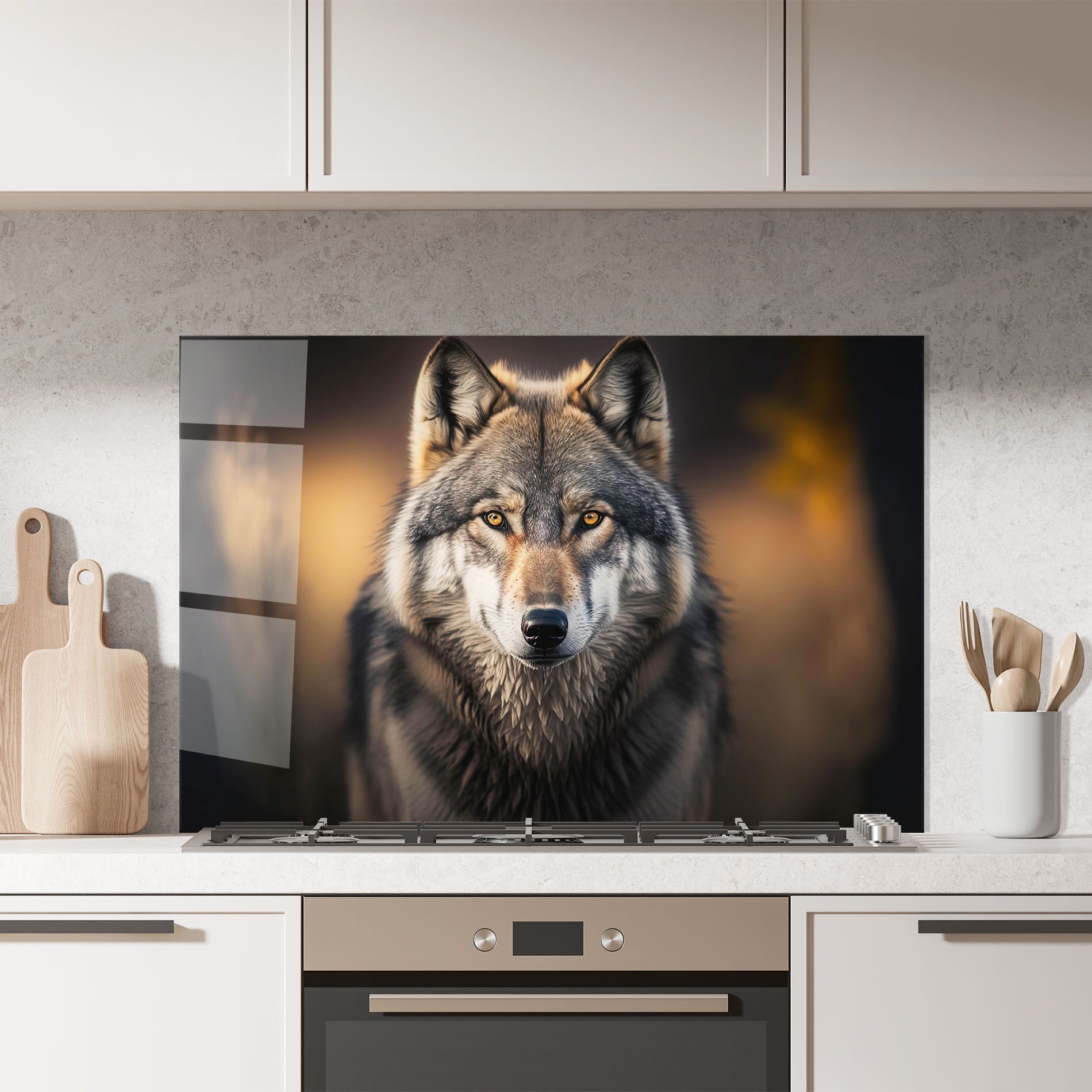 Wild Gray Wolf mockup 7