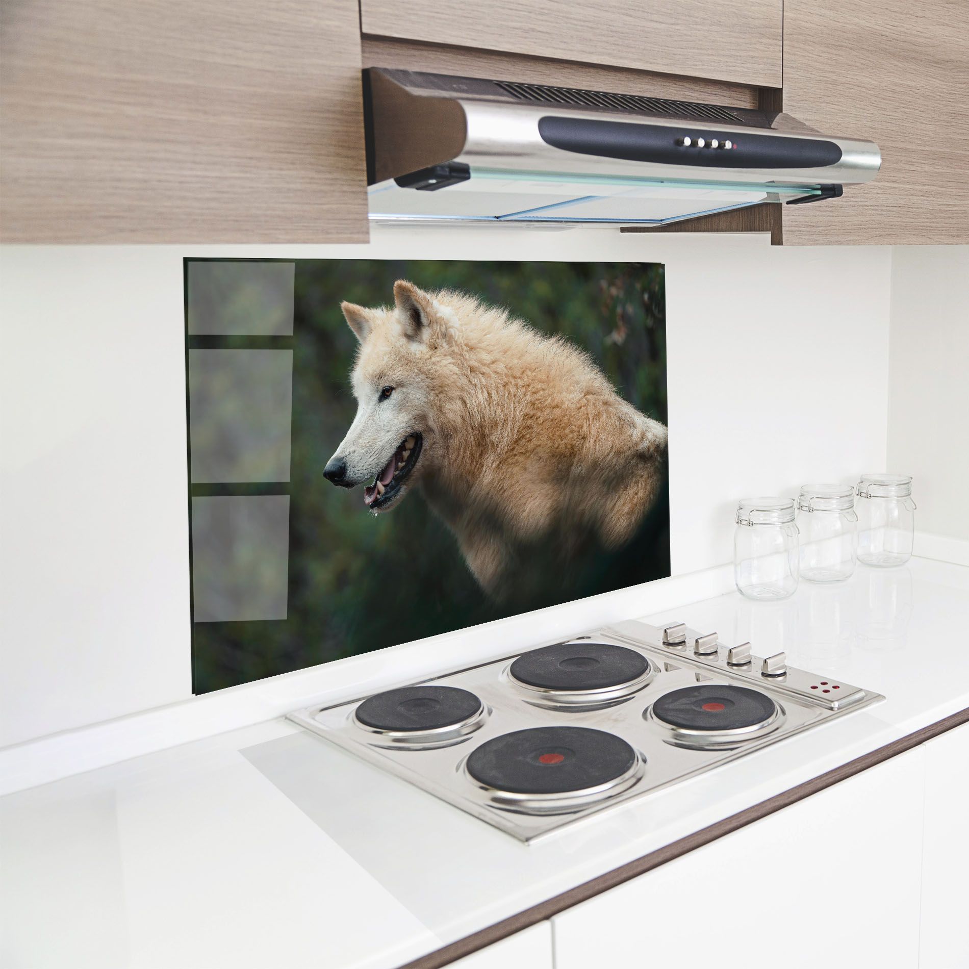 White Alpha Wolf mockup 8