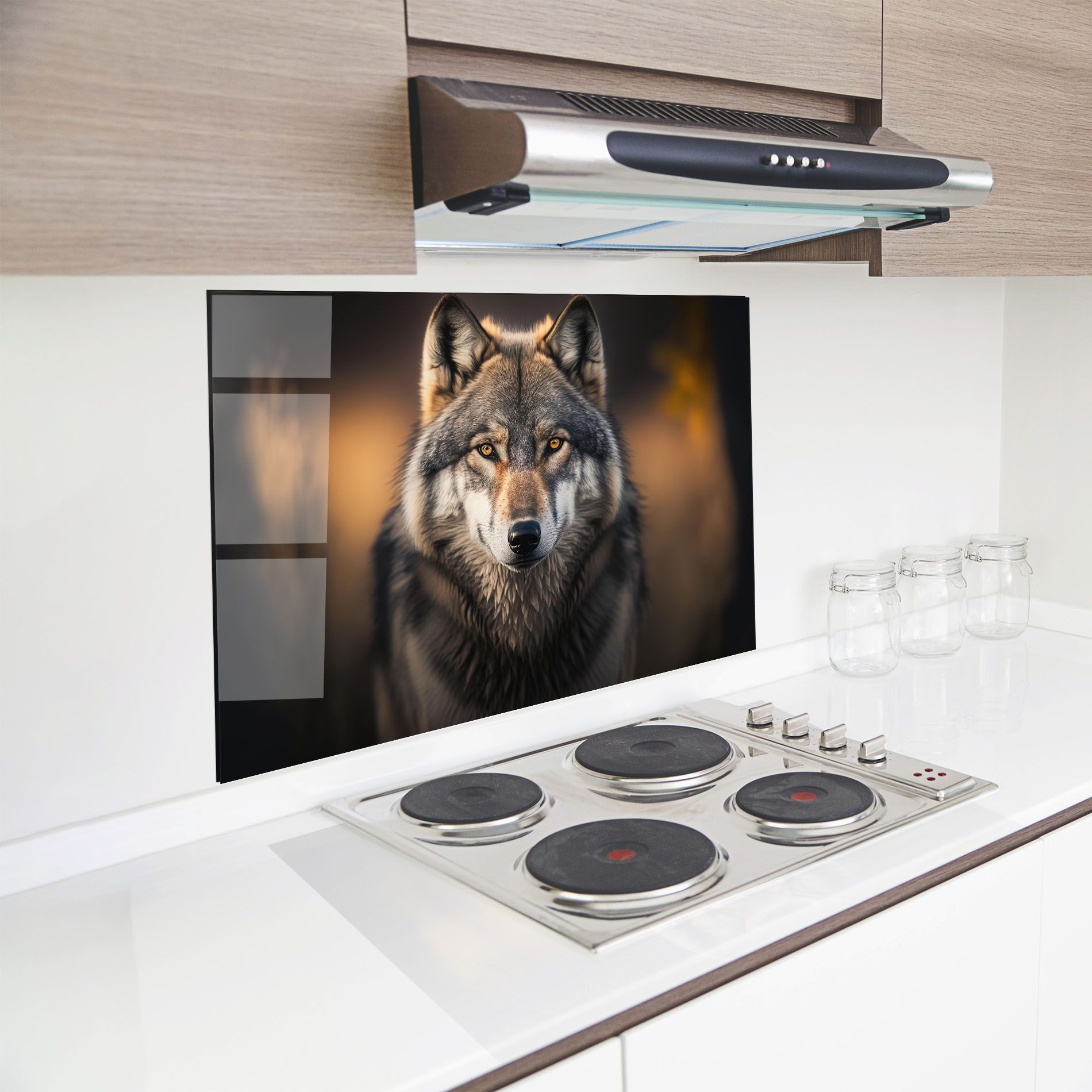 Wild Gray Wolf mockup 8
