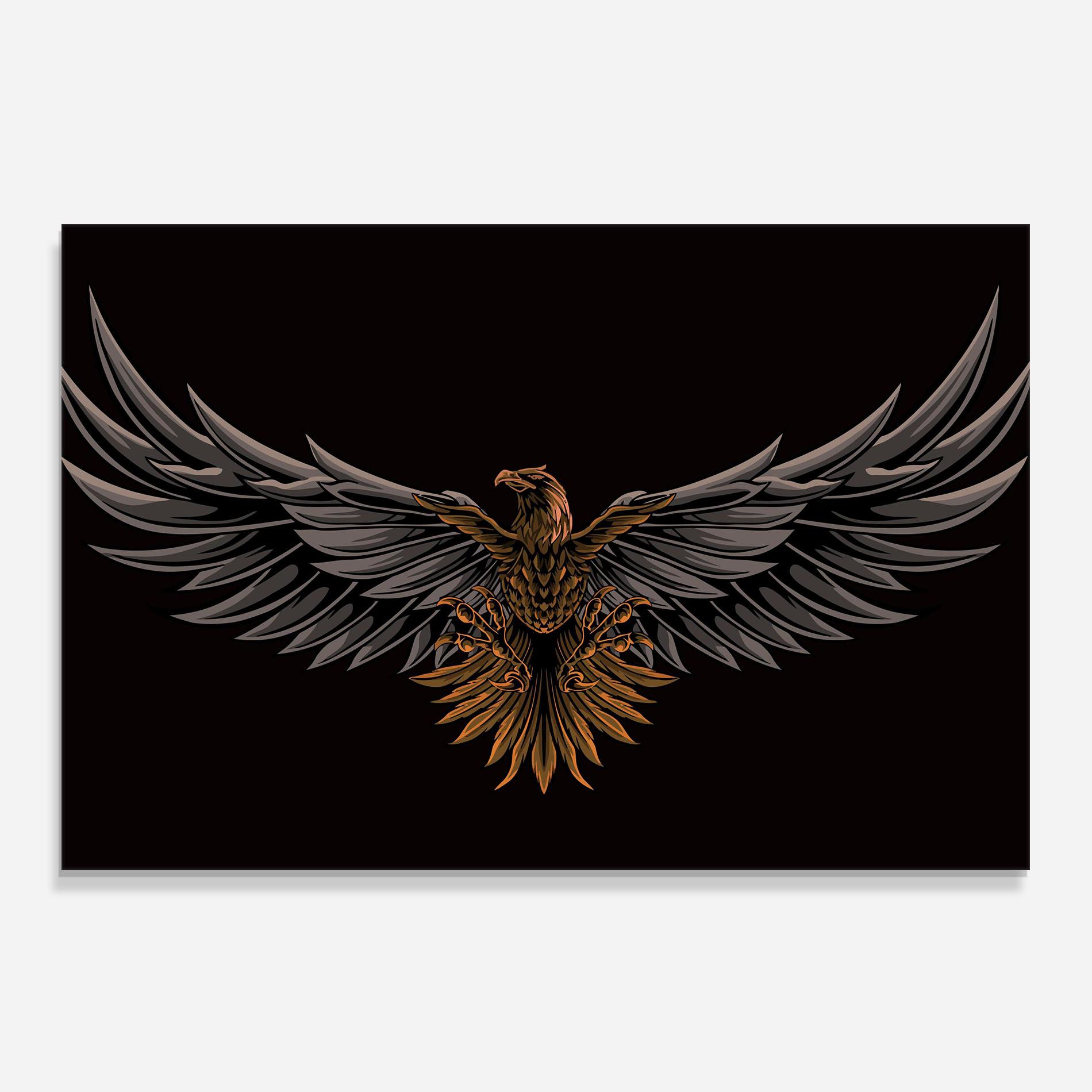 Panou Sticla Bucatarie Flapping Wings mockup 0