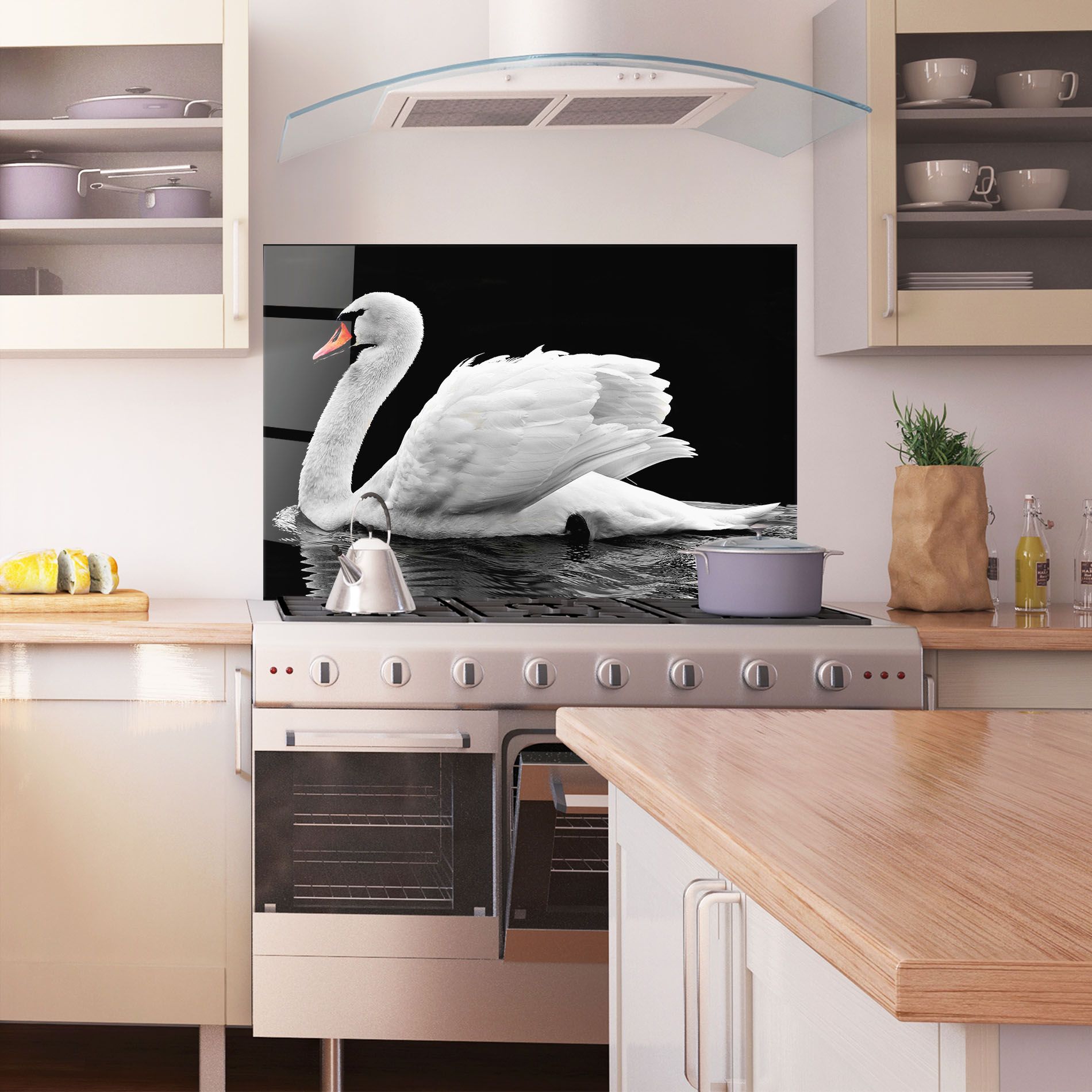 Black And White Swan mockup 1