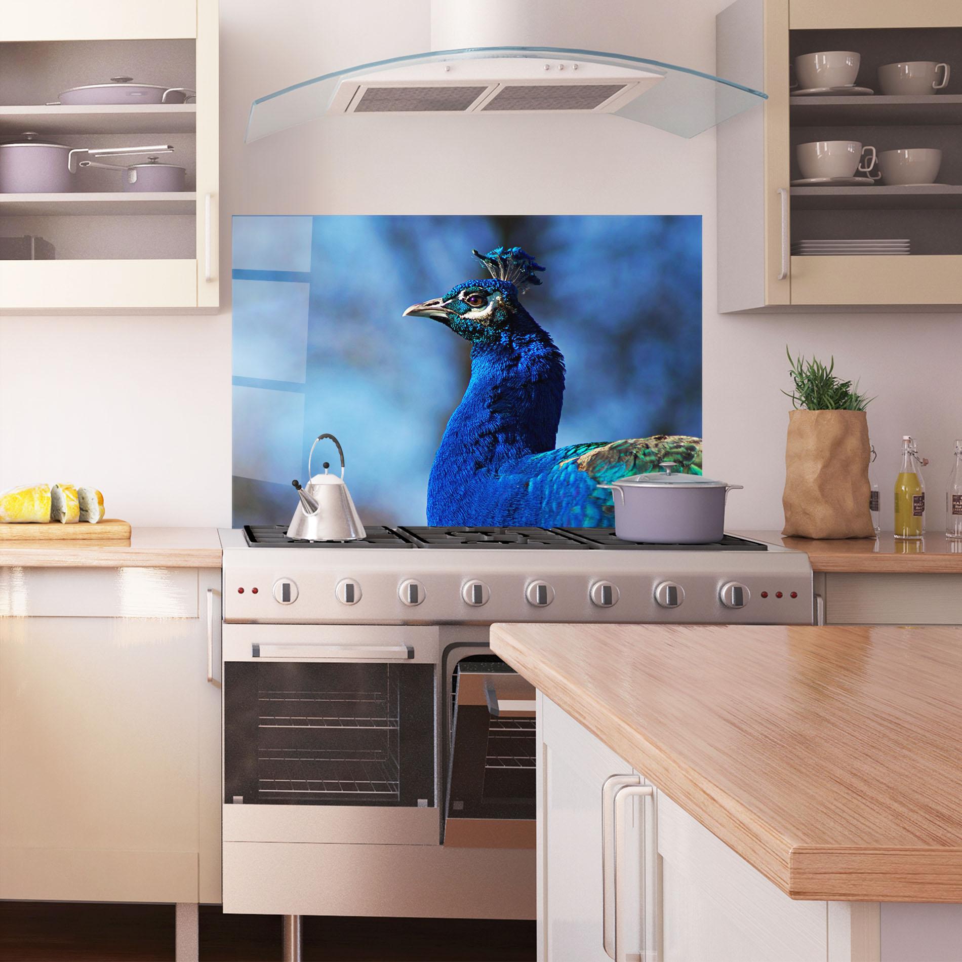 Panou Sticla Bucatarie Blue Bird mockup 1