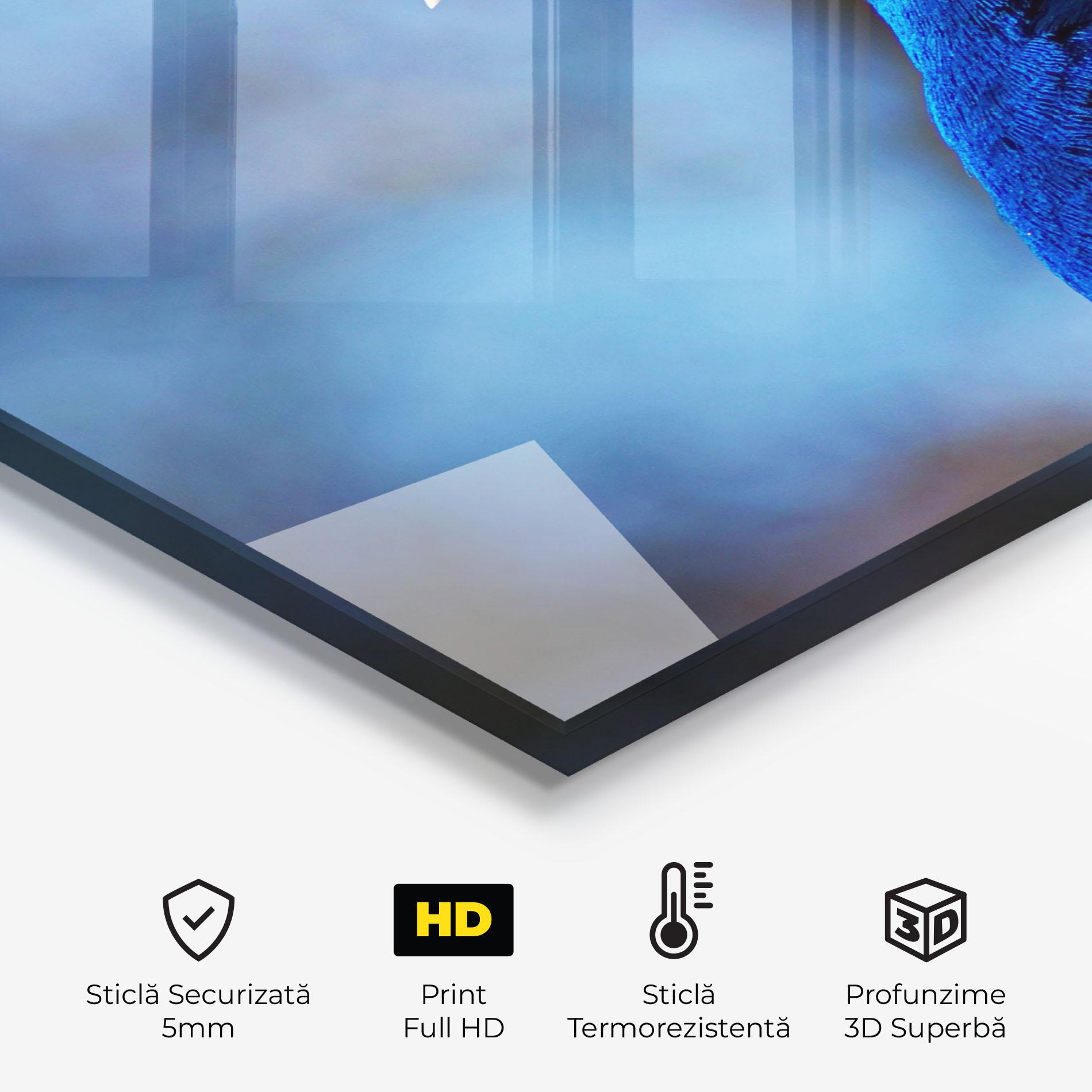 Panou Sticla Bucatarie Blue Bird mockup 2