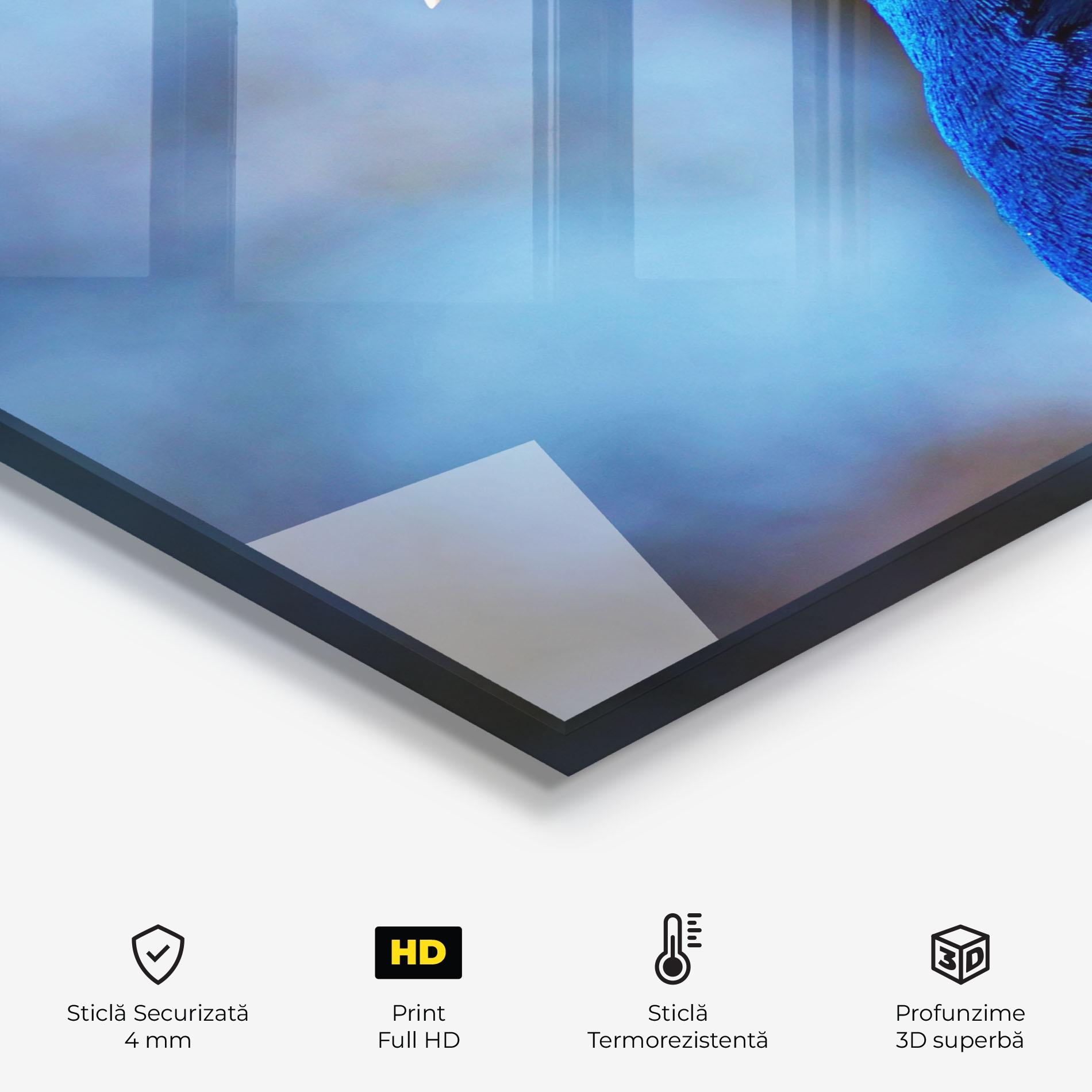 Panou Sticla Bucatarie Blue Bird mockup 2