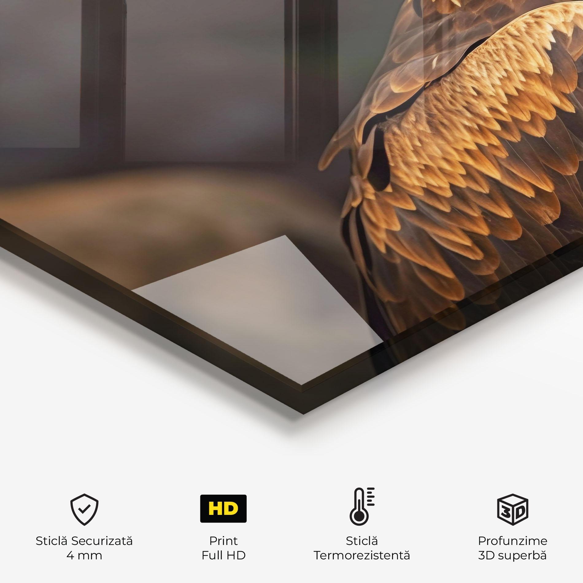 Panou Sticla Bucatarie Brown Eagle mockup 2