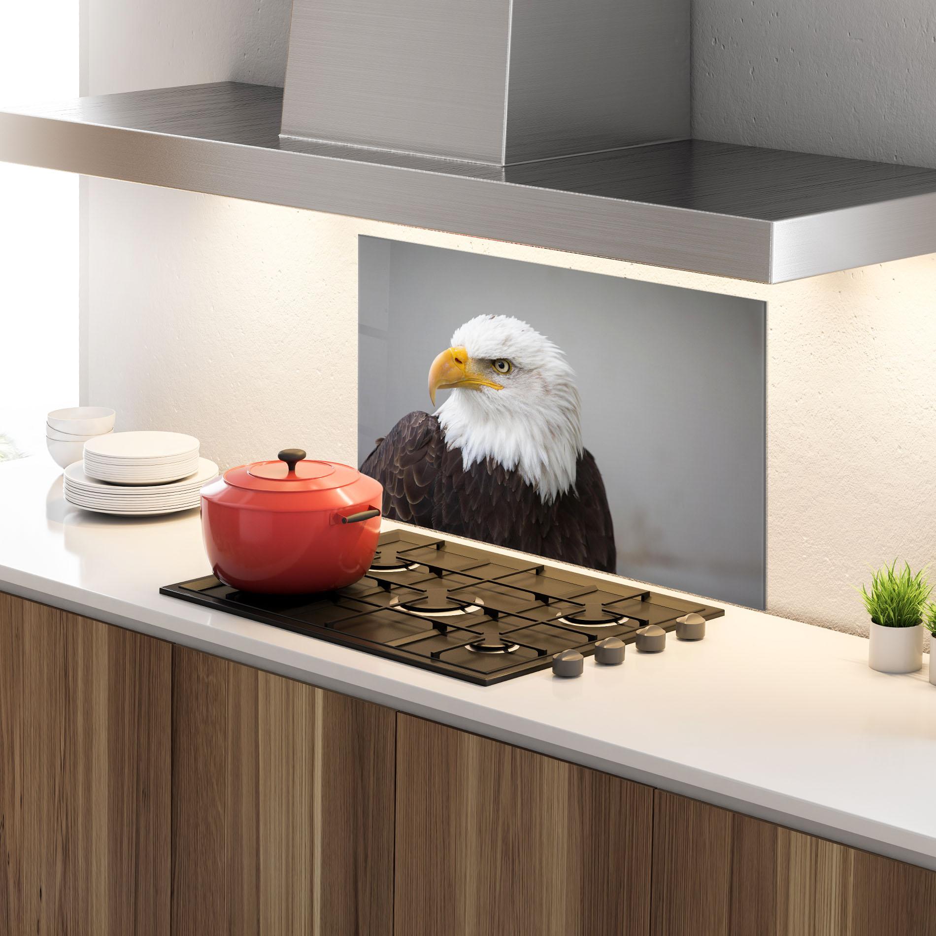 Panou Sticla Bucatarie Beautiful Eagle mockup 4