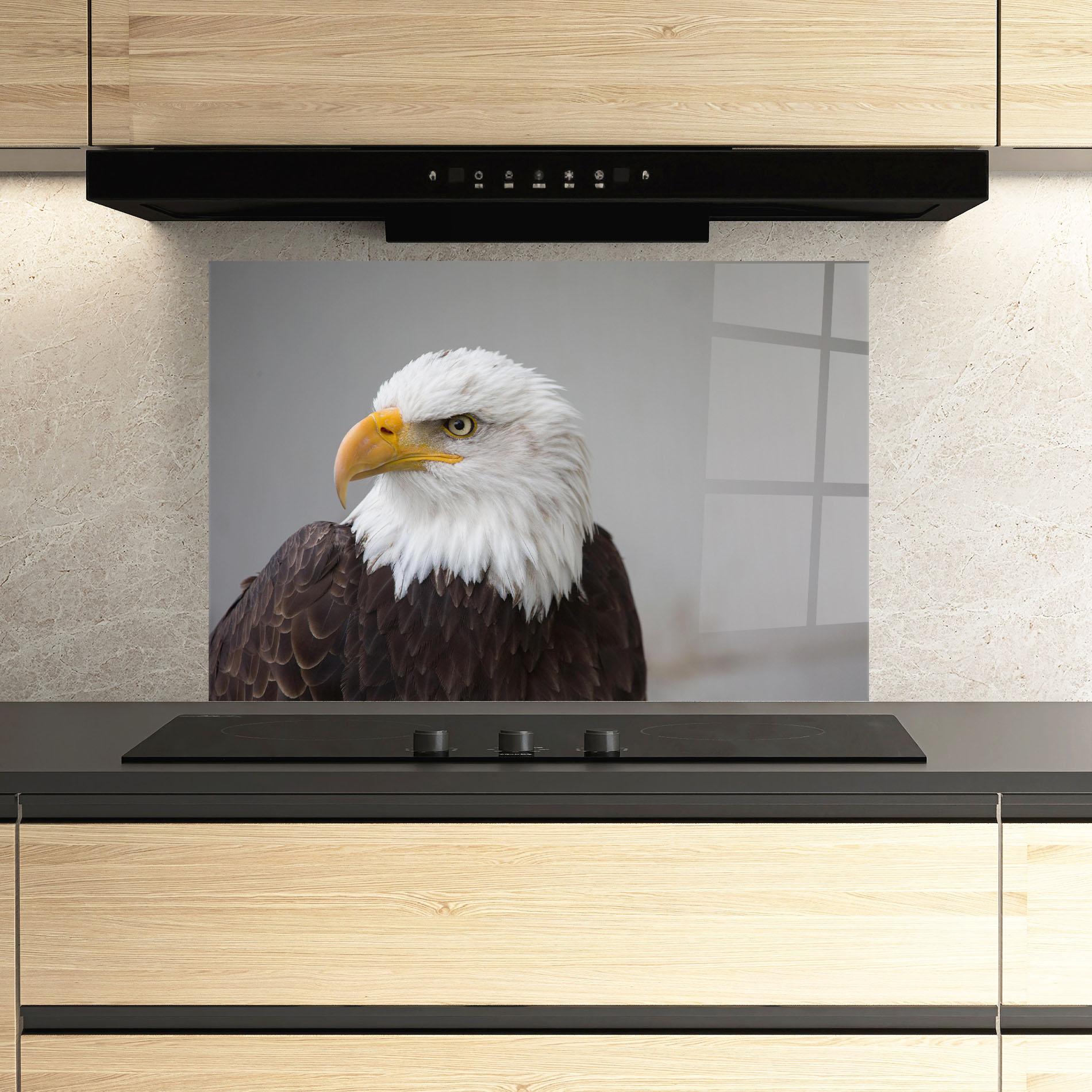 Panou Sticla Bucatarie Beautiful Eagle mockup 3