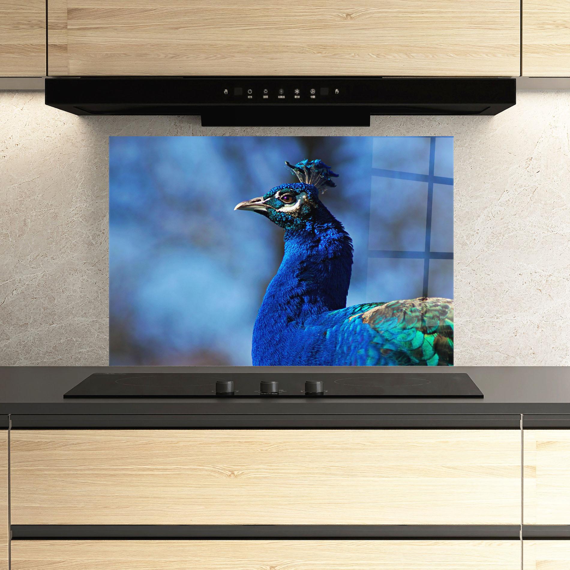 Panou Sticla Bucatarie Blue Bird mockup 3