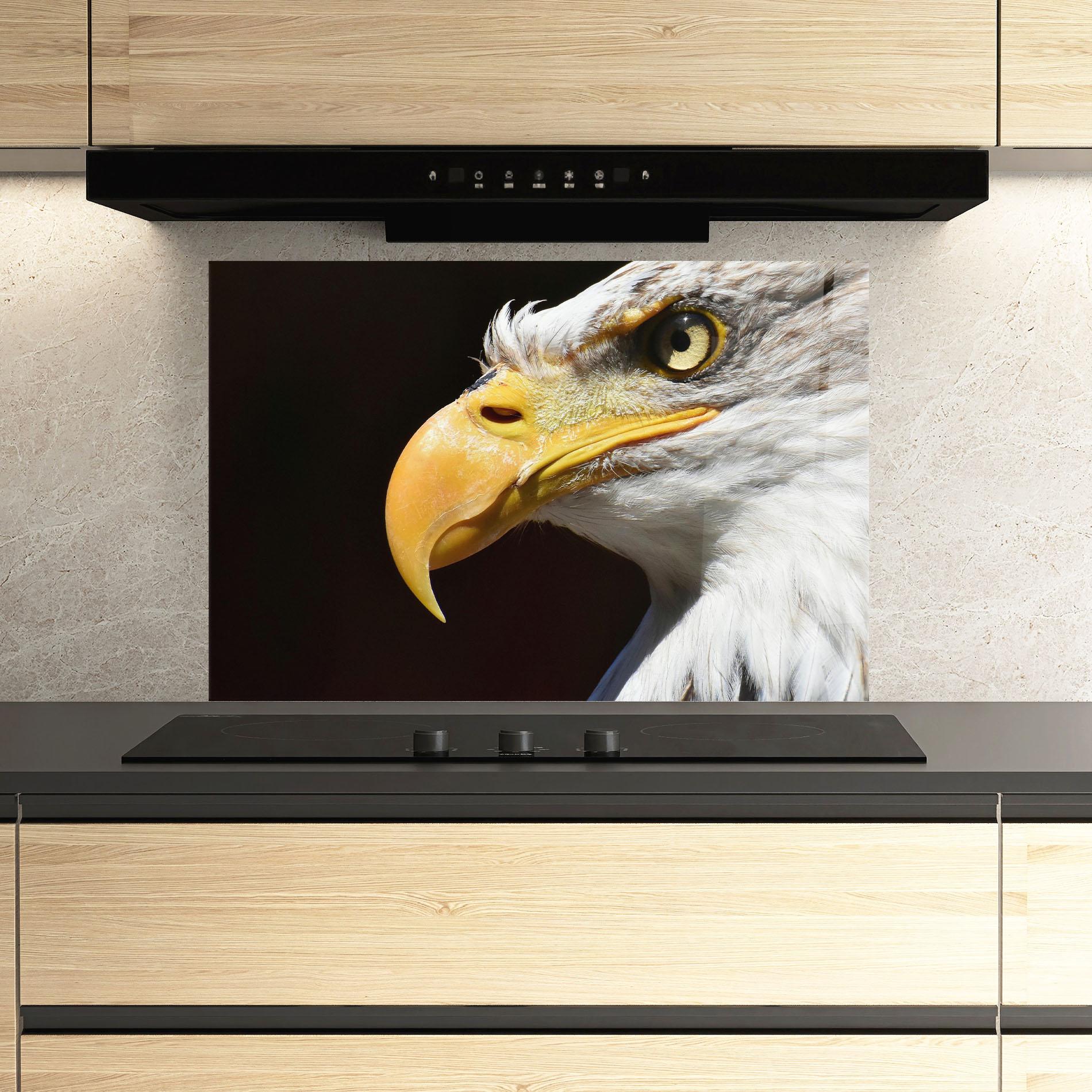 Panou Sticla Bucatarie Eagle Close Up mockup 3