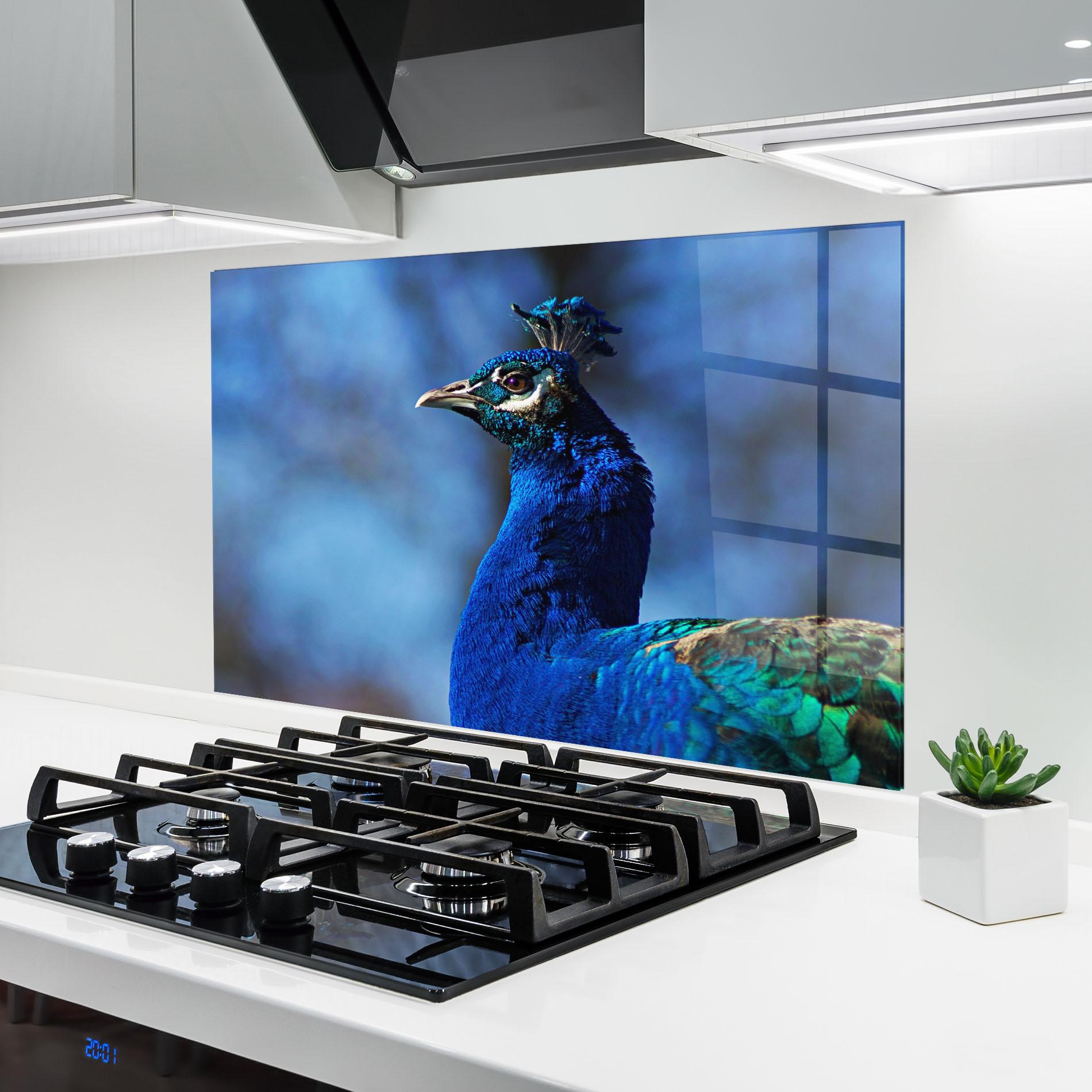 Panou Sticla Bucatarie Blue Bird mockup 6