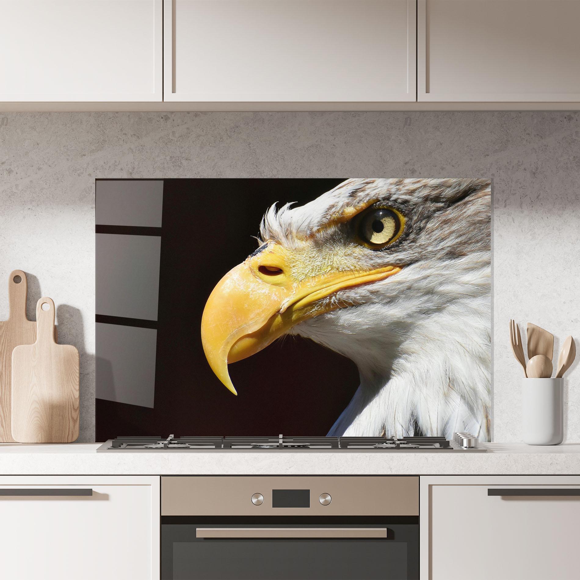 Panou Sticla Bucatarie Eagle Close Up mockup 7