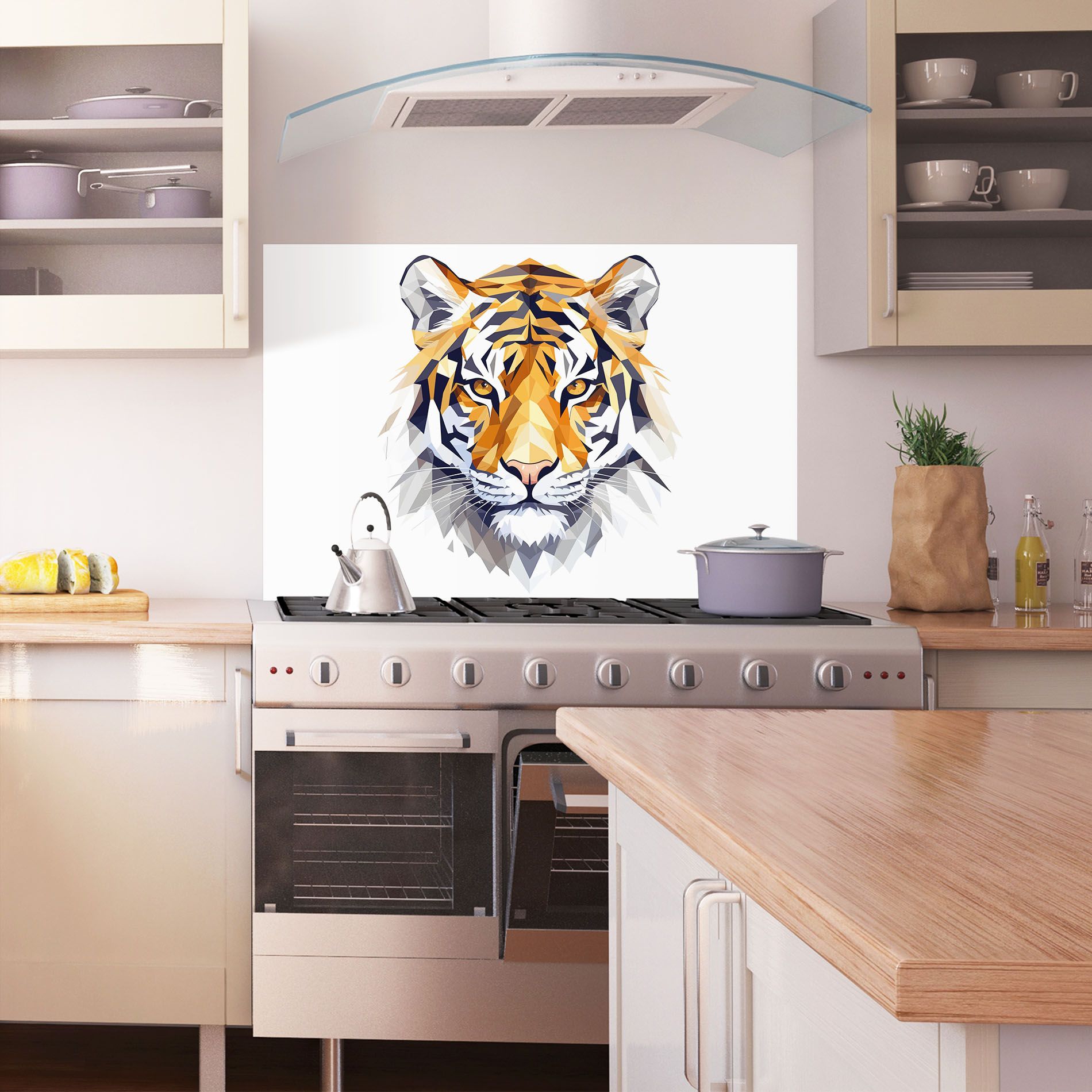 Beautifu Tiger Portrait mockup 1