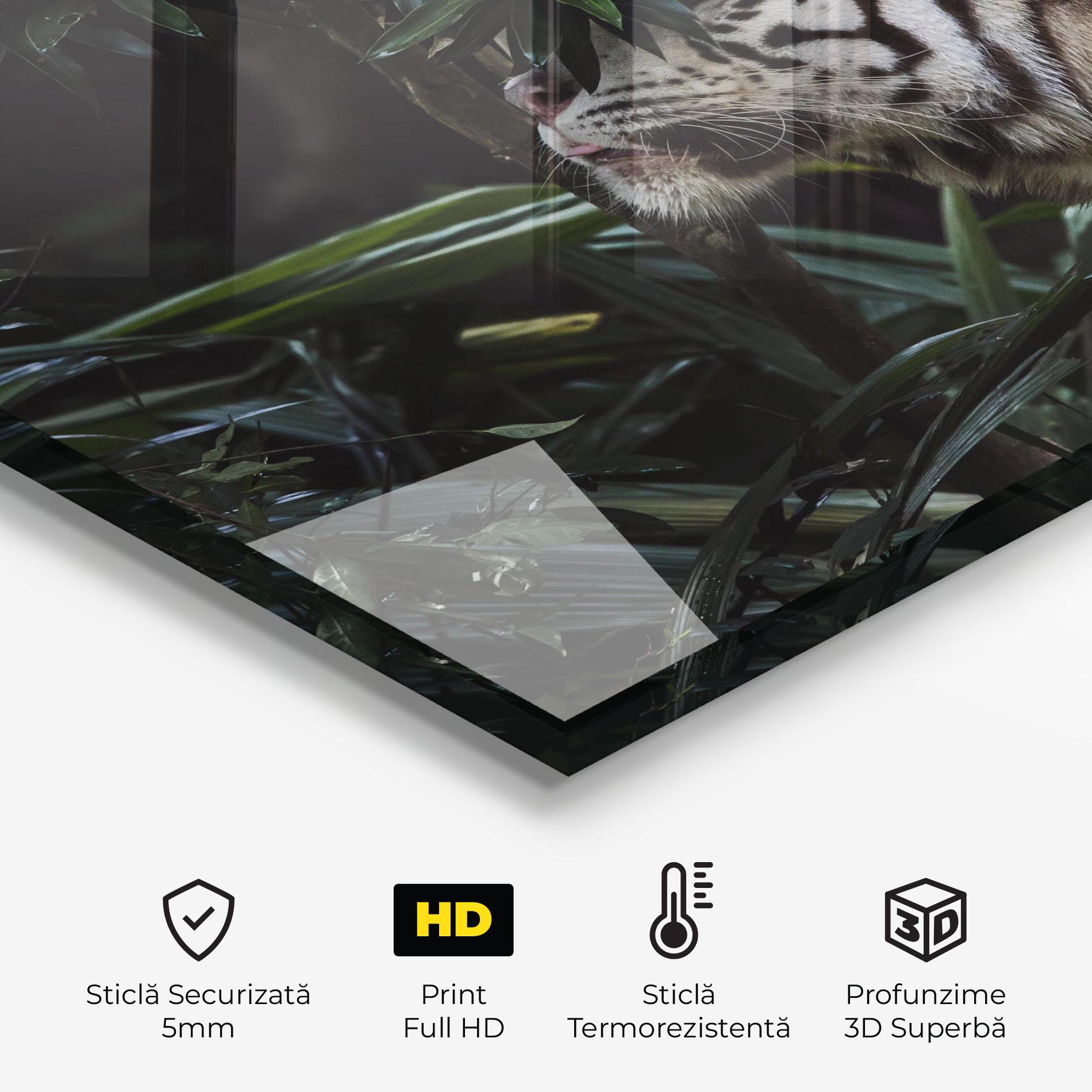 Panou Sticla Bucatarie White Tiger mockup 2