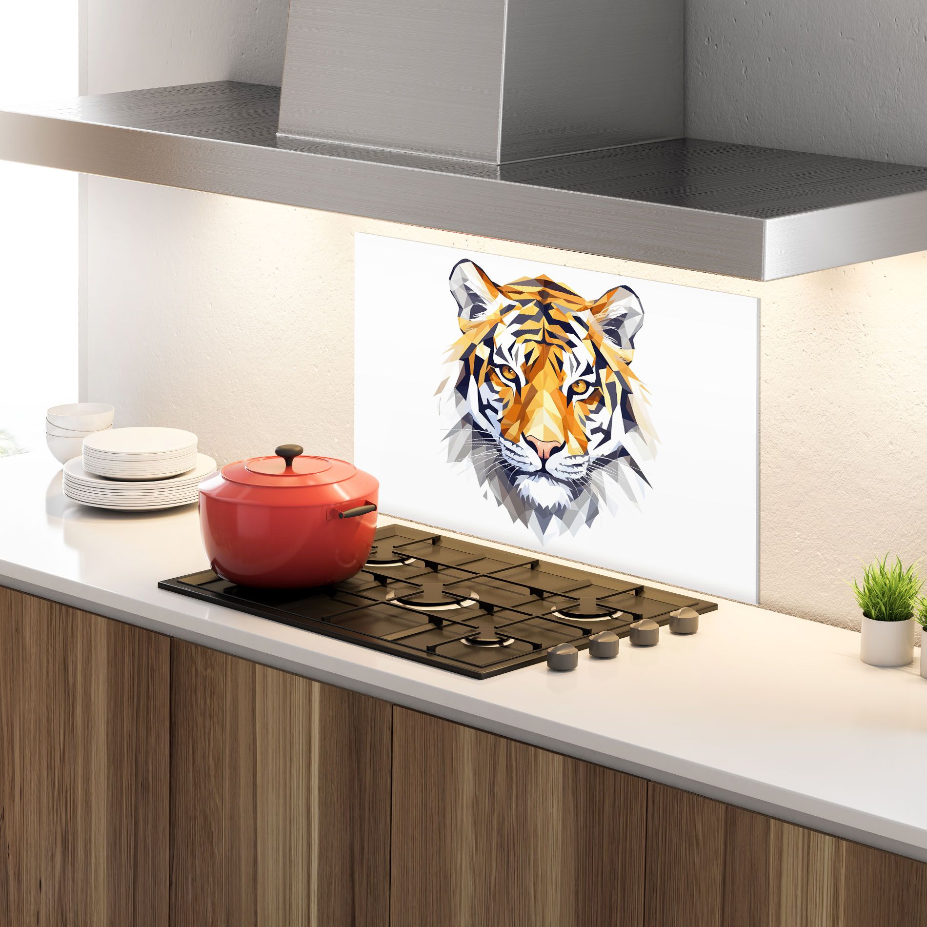 Beautifu Tiger Portrait mockup 4